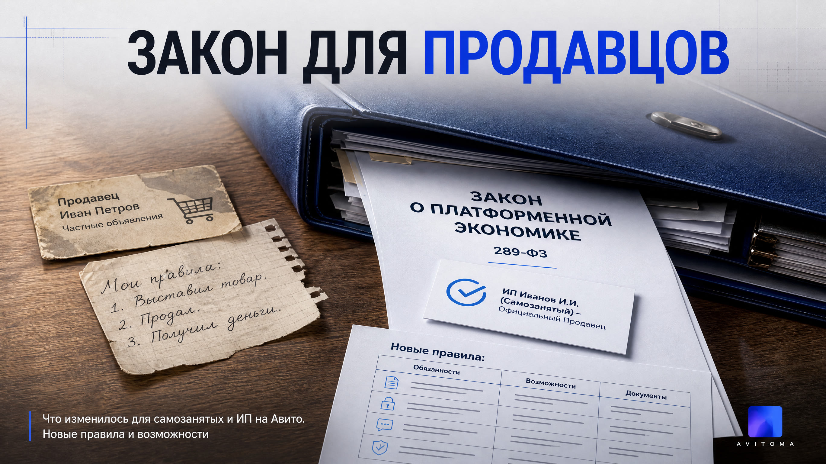 Закон о платформенной экономике: что знать продавцам на Авито