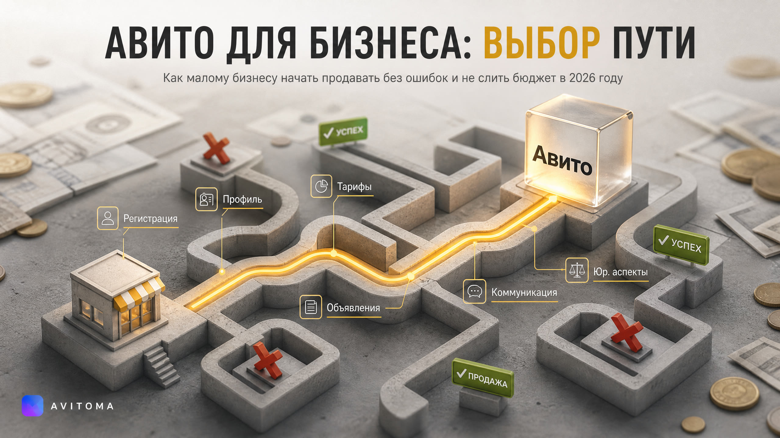 Авито для малого бизнеса: как не слить бюджет в 2026
