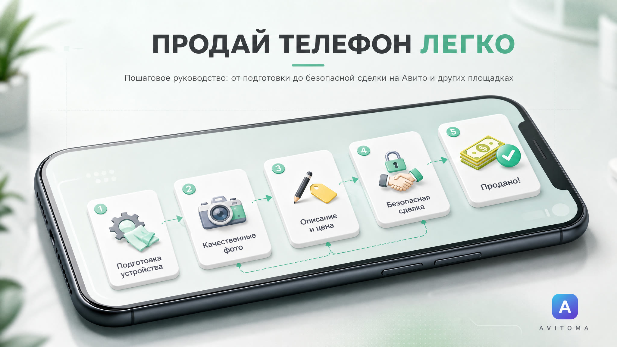 Как продать телефон на Авито и другую электронику без проблем?