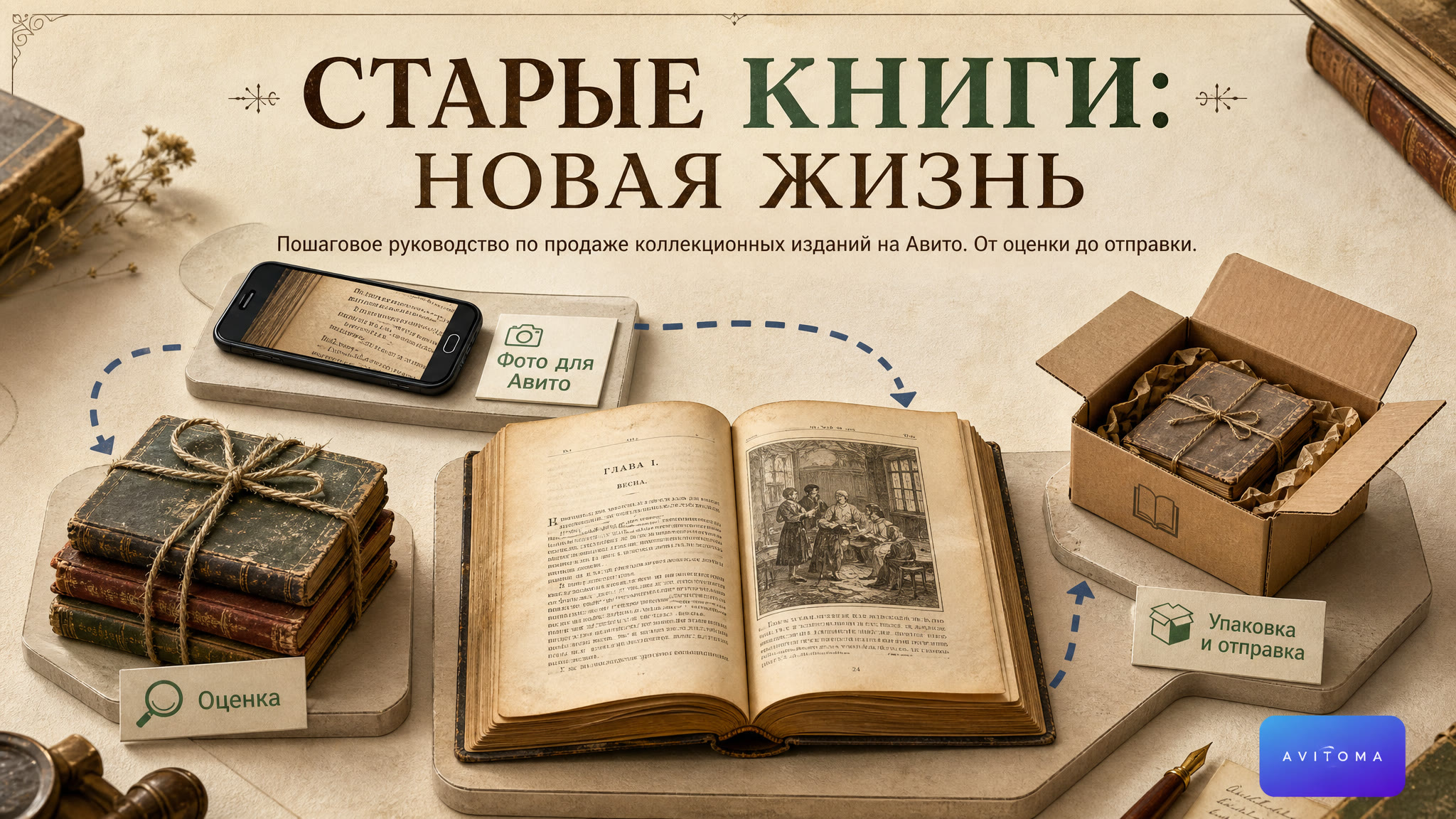 Как продать старые книги и коллекции на Авито: кейс с цифрами