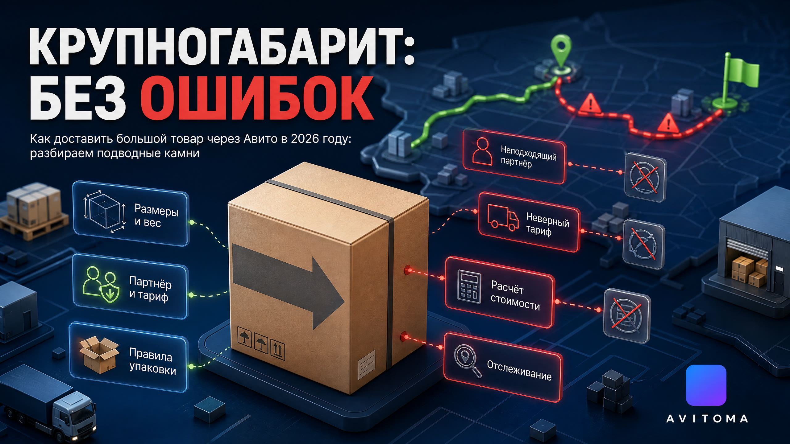 Авито Доставка для крупногабарита: как избежать ошибок в 2026