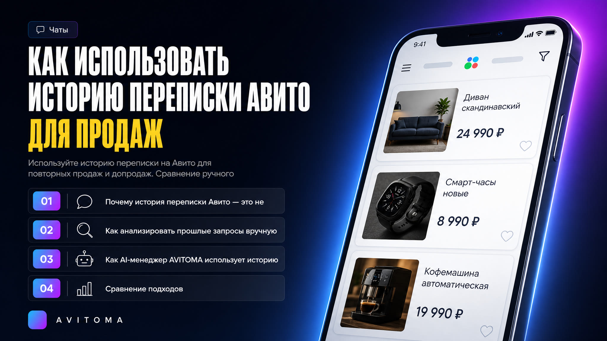 Как использовать историю переписки Авито для продаж