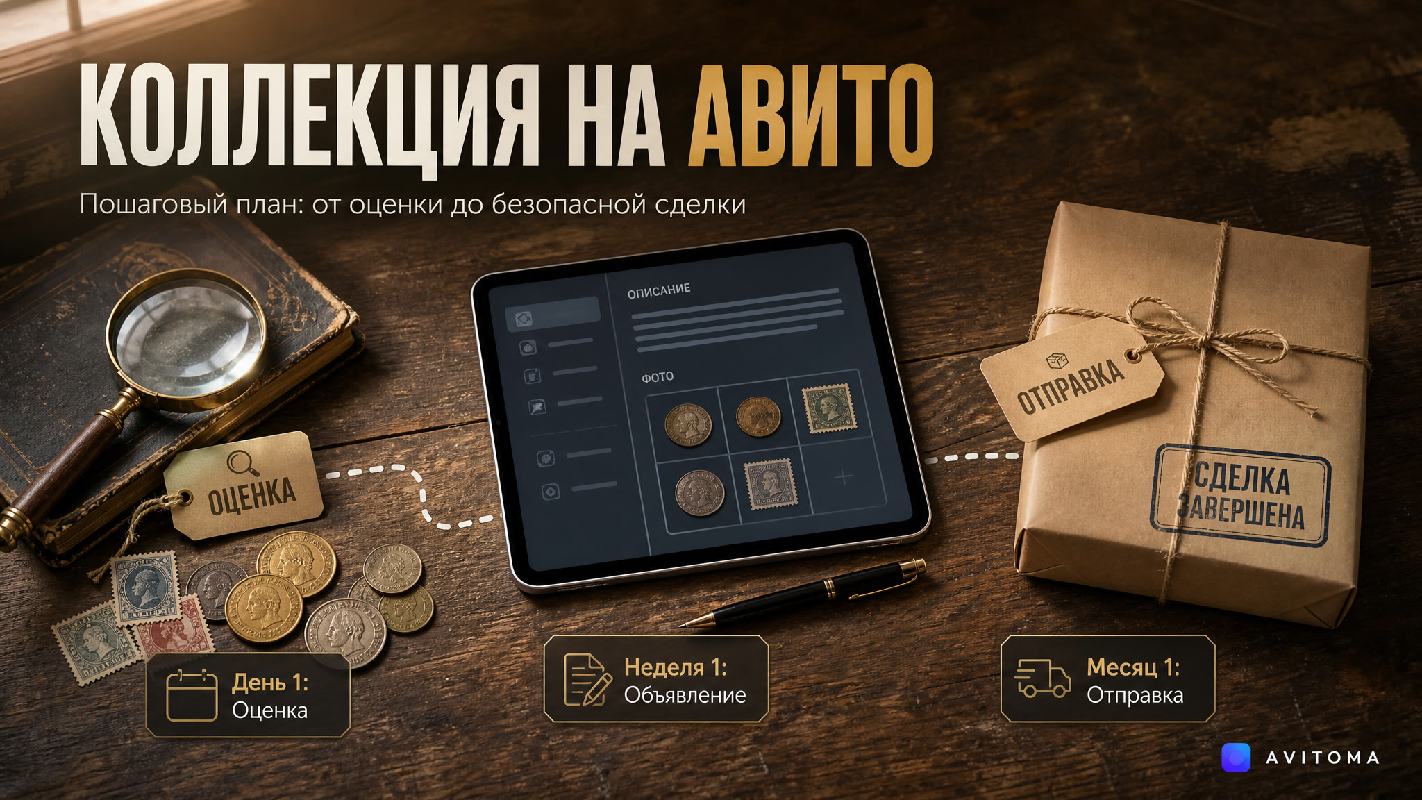 Как продать коллекцию на Авито: пошаговый план 2026