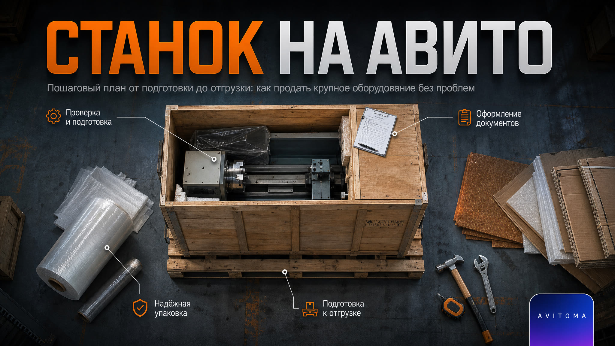 Как продать станок на Авито: план от А до Я