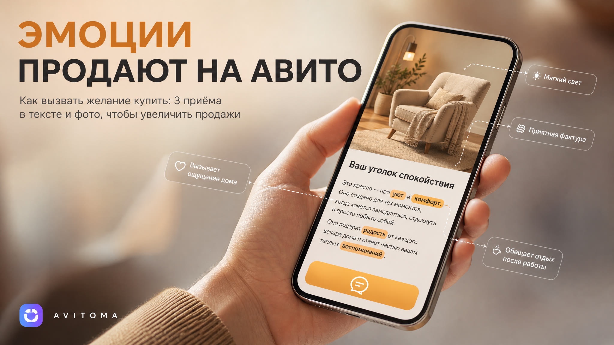 Как продавать на Авито через эмоции: от товара к желанию