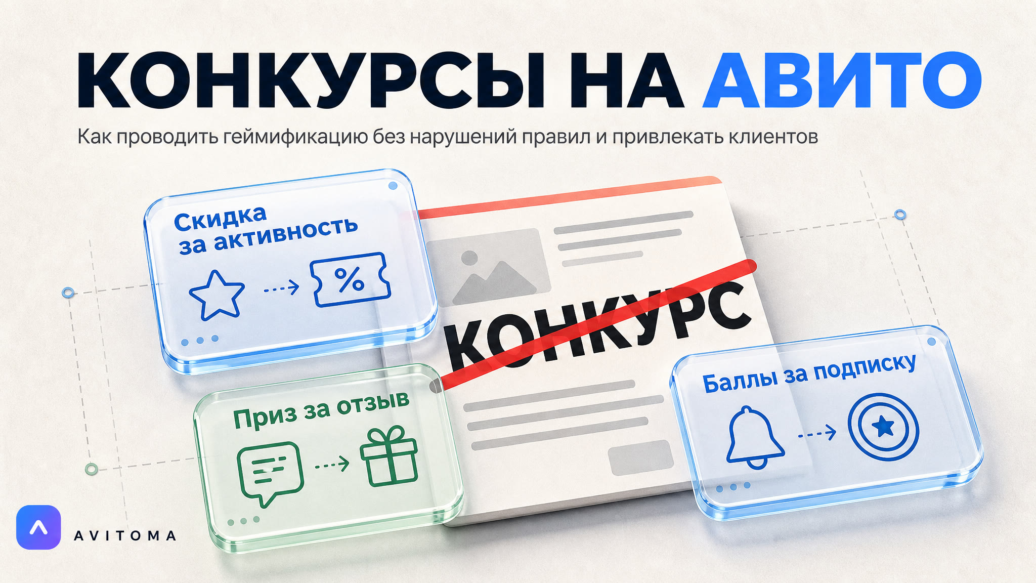 Продажи на Авито: конкурсы, механики и ограничения