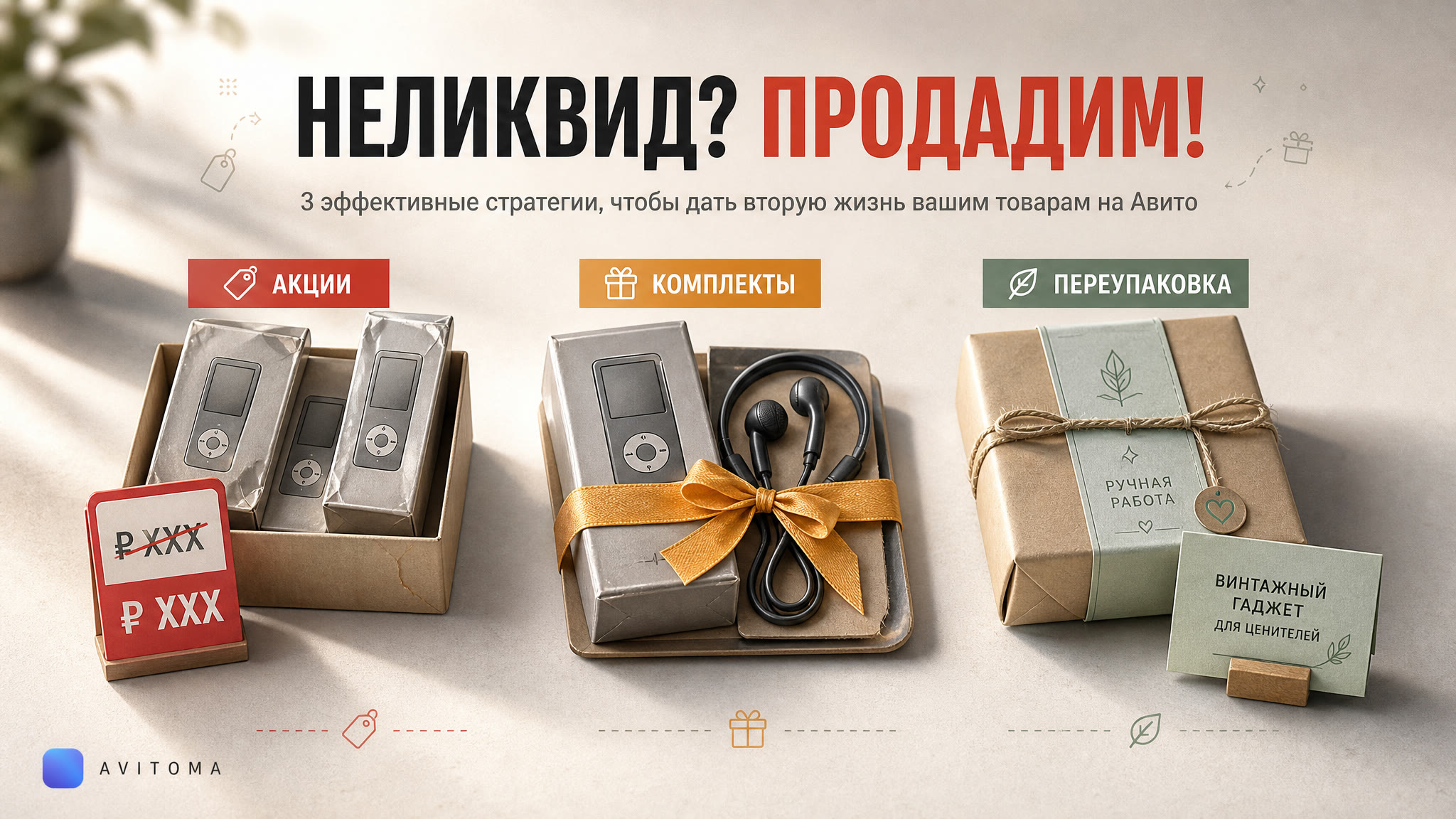 Как продать неликвид на Авито: 3 стратегии