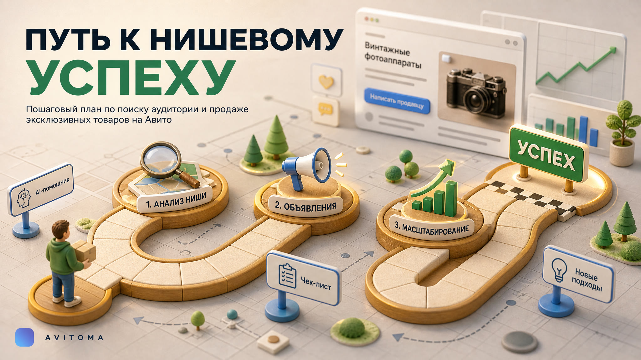 Как продавать нишевые товары на Авито: план успеха 2026