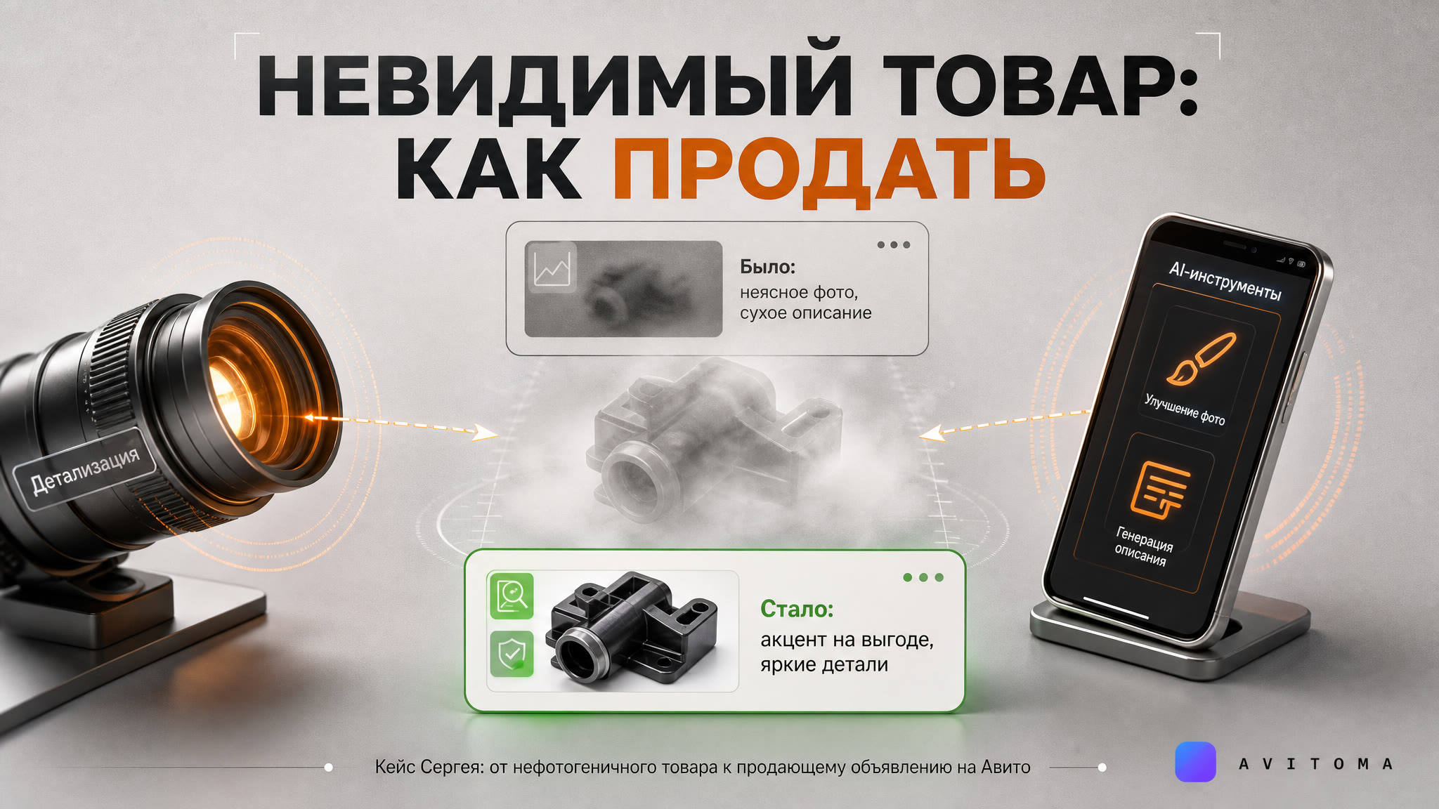 Как продавать на Авито товары, если их плохо видно