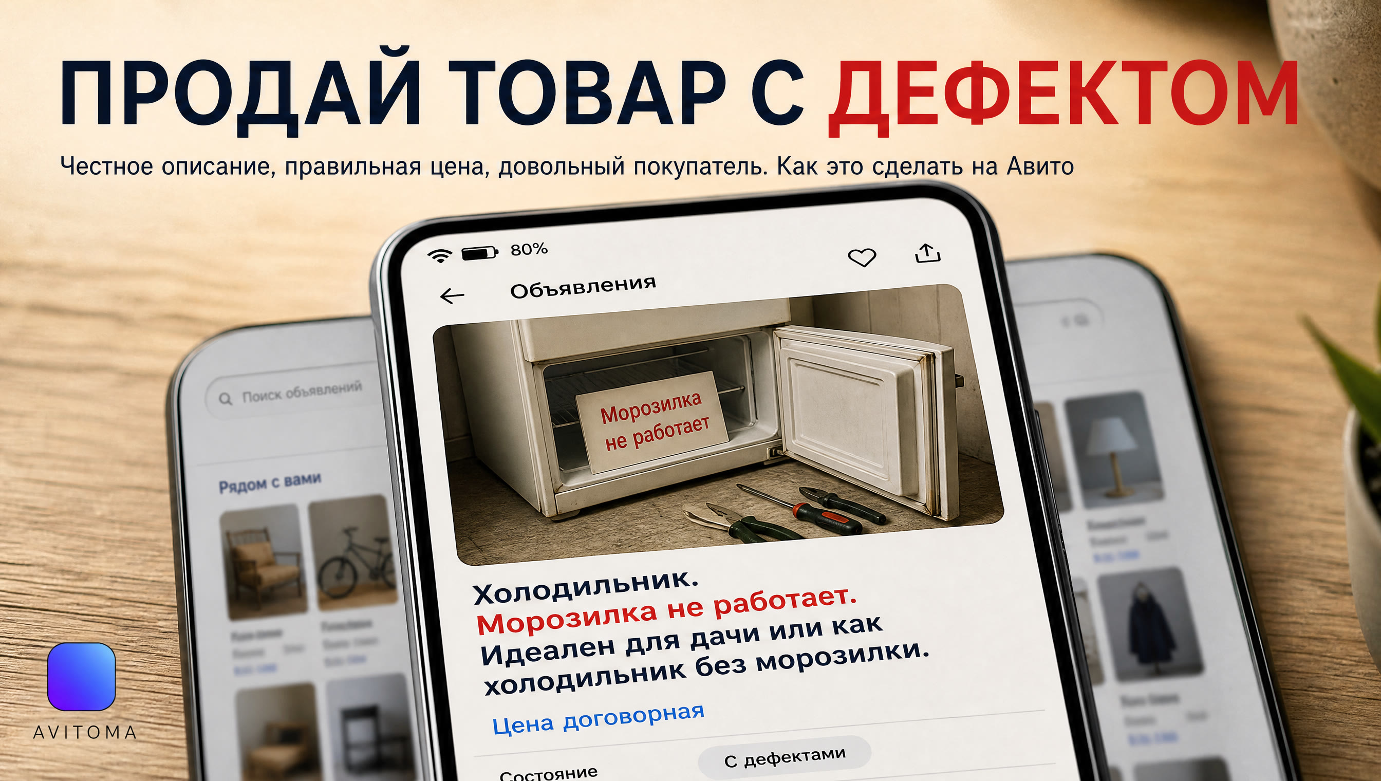 Как продать товар с ограниченным функционалом на Авито