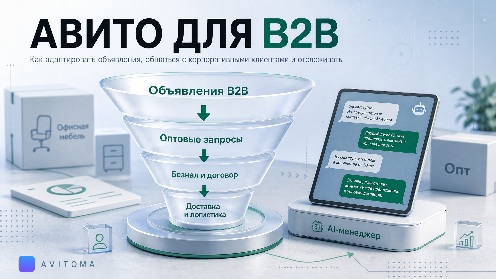 Как продавать товары для бизнеса на Авито: B2B-кейс