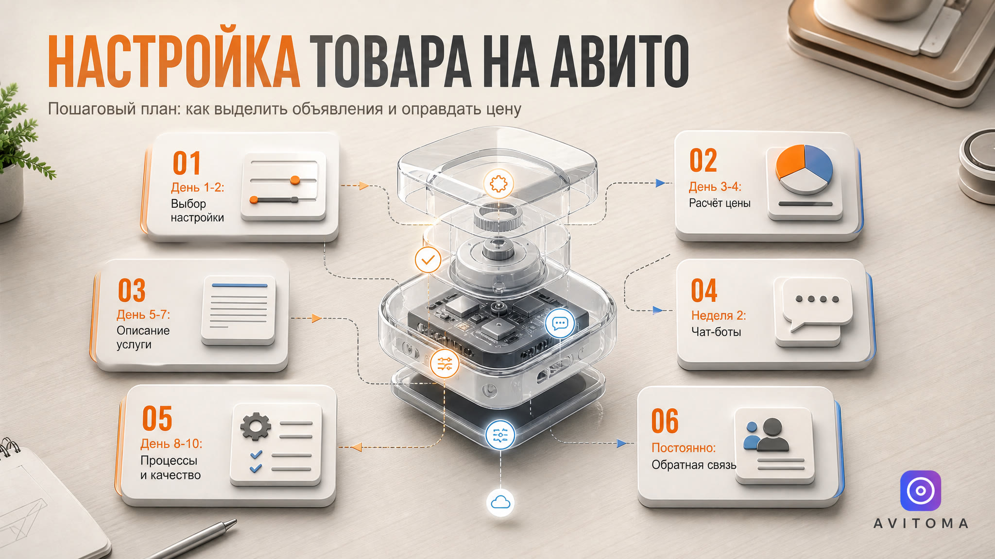 Как продавать товары с предварительной настройкой на Авито