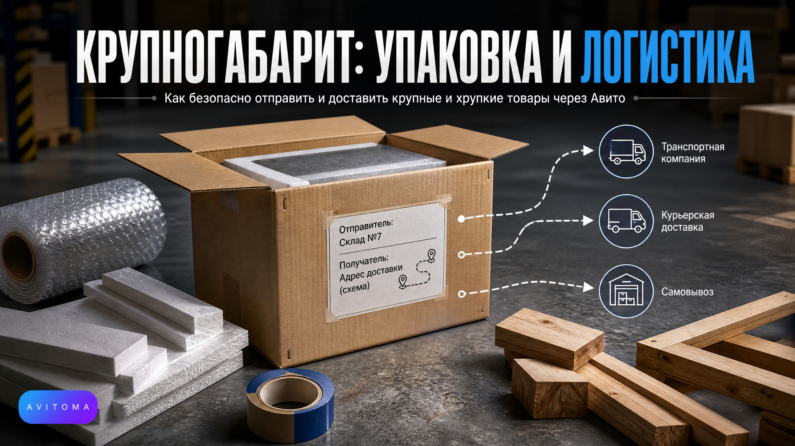 Как продавать крупногабарит на Авито и организовать логистику?