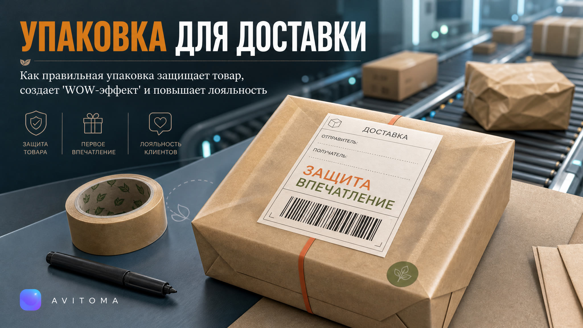 Упаковка для Авито-доставки: защита, брендинг, лояльность