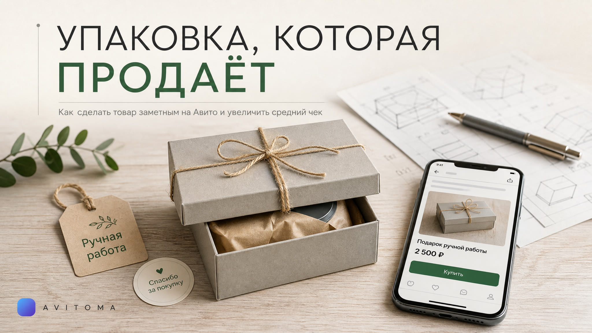 Уникальная упаковка на Авито: как продавать дороже и выделиться