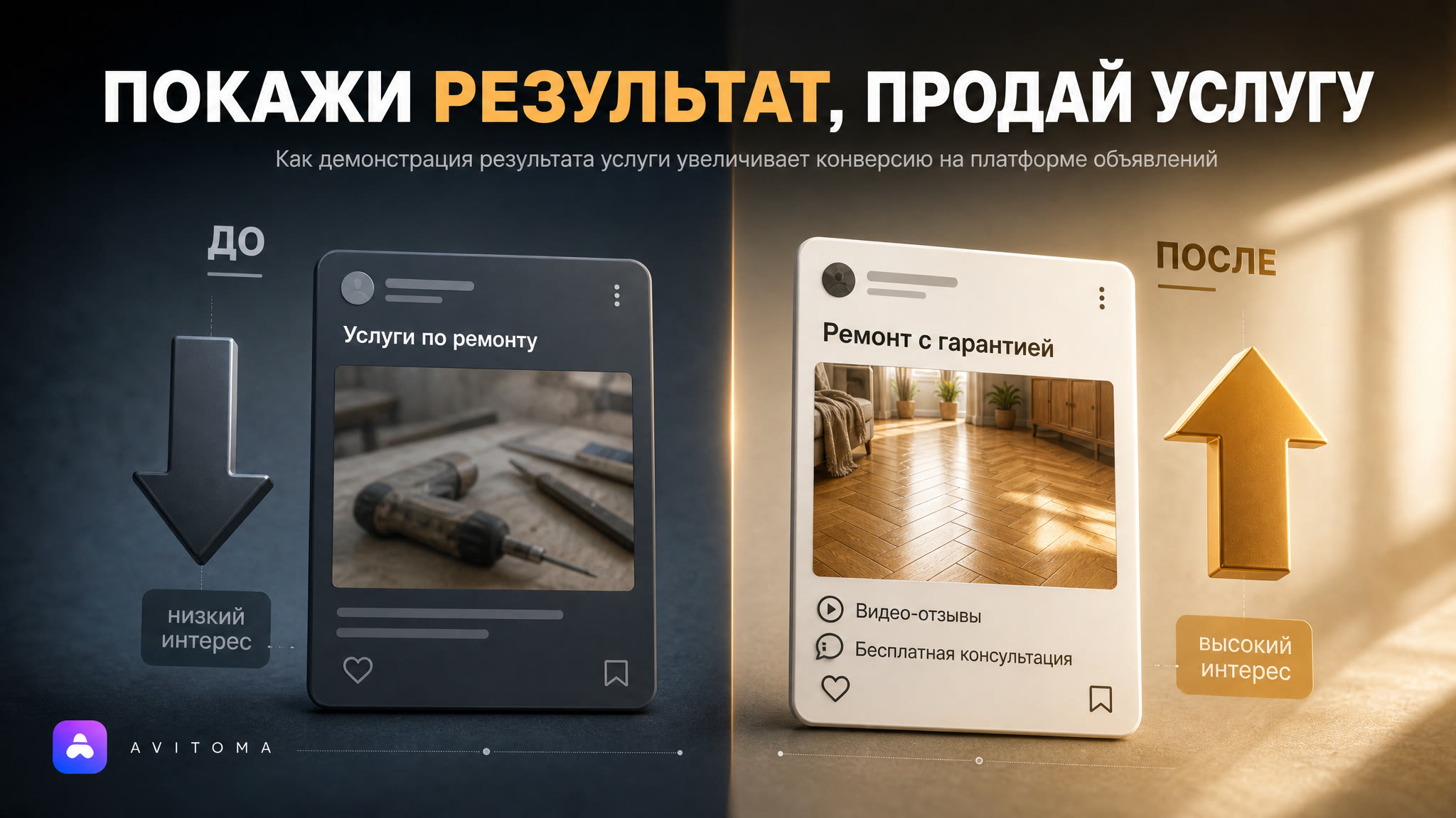 Как продавать услуги с демонстрацией результата на Авито