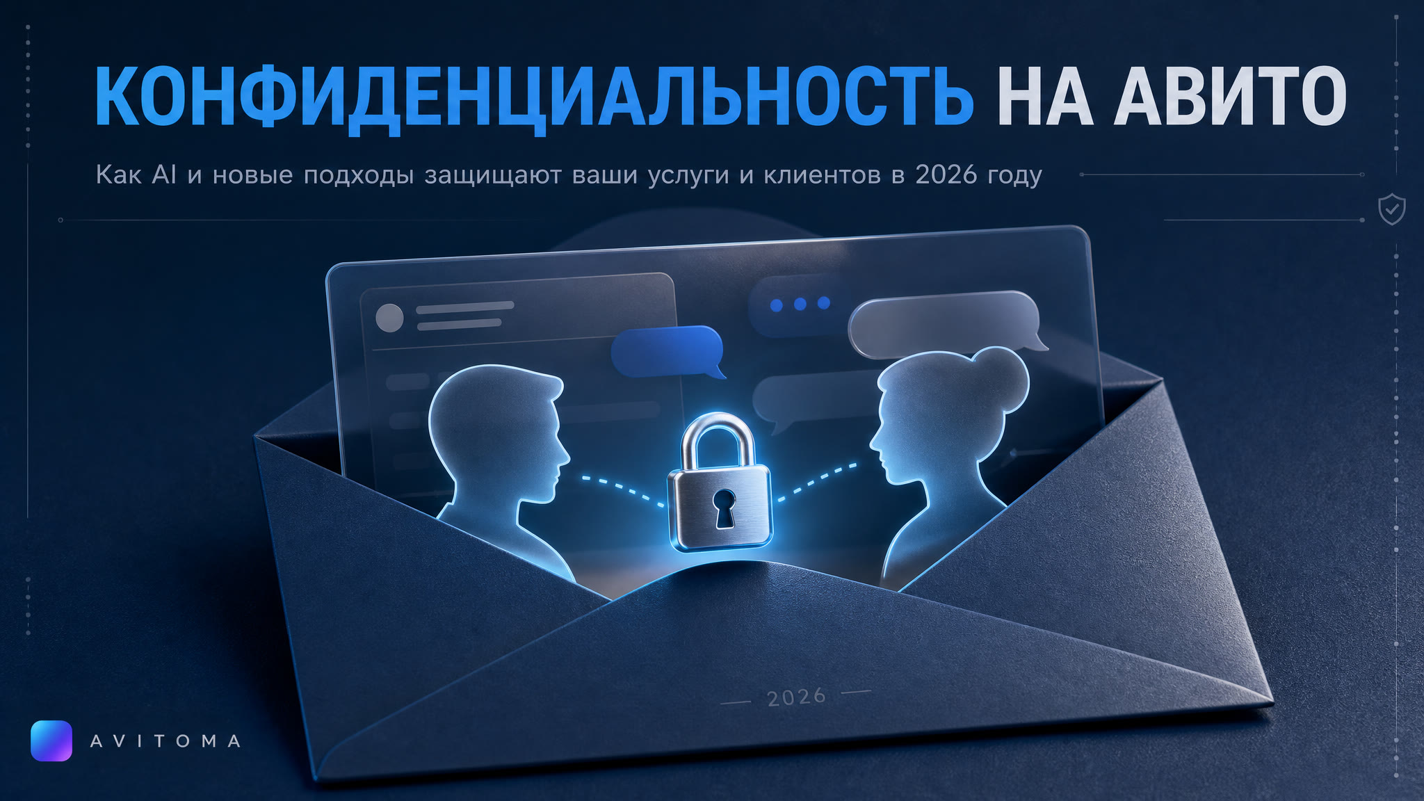 Продажа услуг на Авито: конфиденциальность в 2026 году