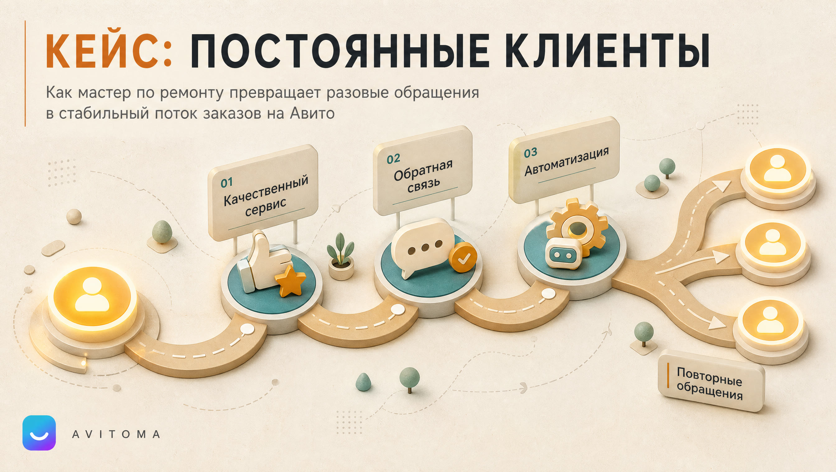 Как получать постоянных клиентов на Авито Услуги: кейс