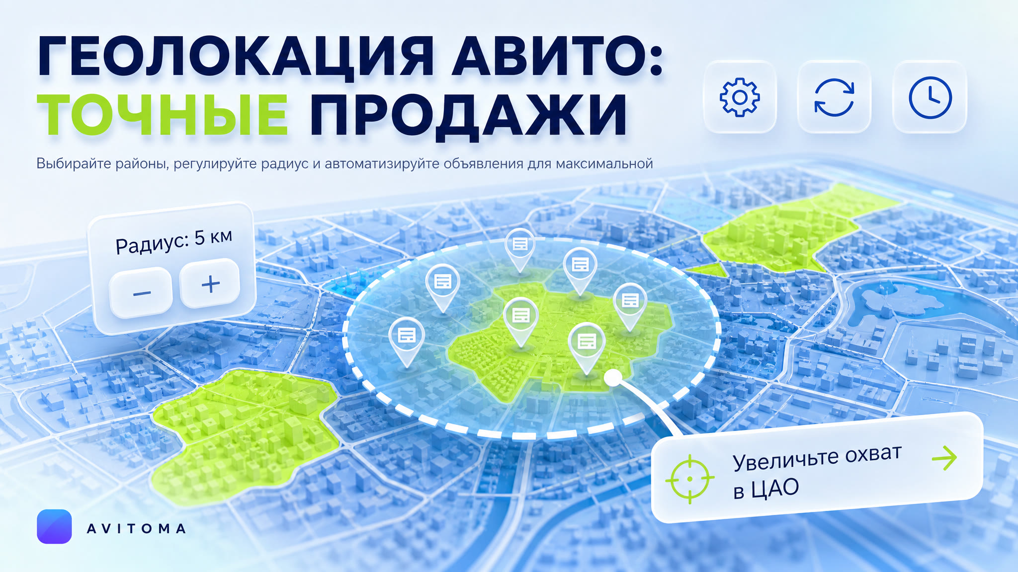 Геолокация Авито: точные продажи по районам и картам