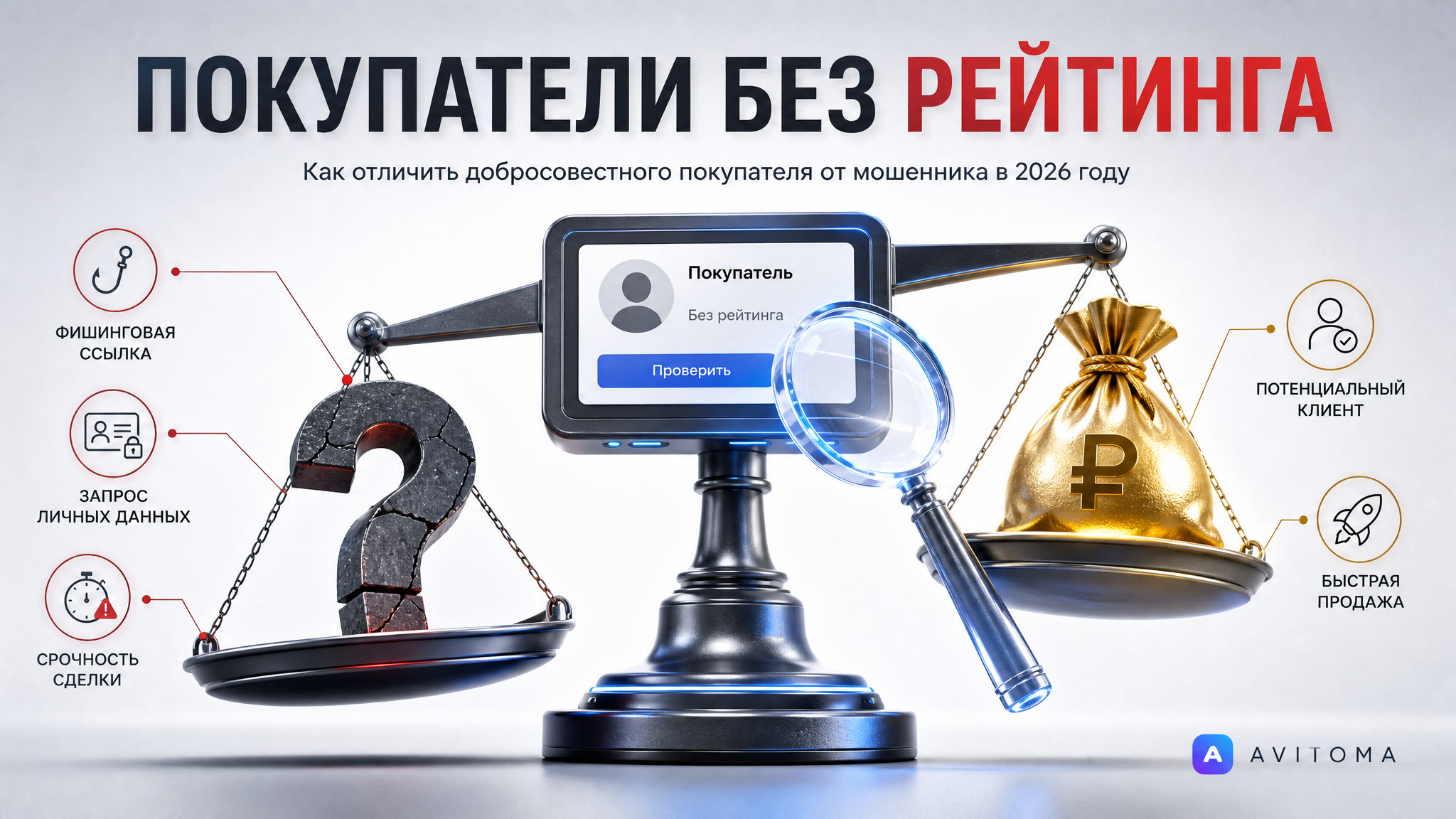 Покупатели без рейтинга на Авито: как работать в 2026