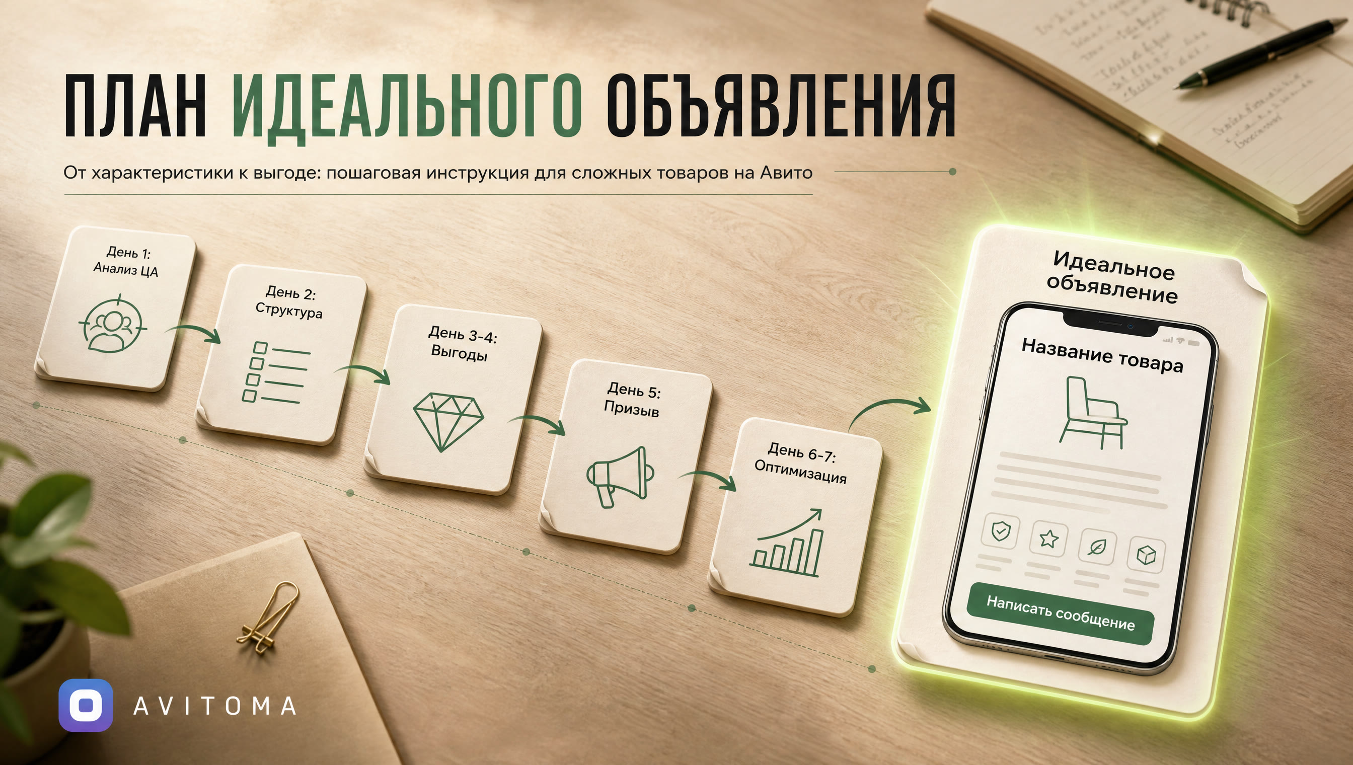 Как описать сложный товар на Авито: план для продавца