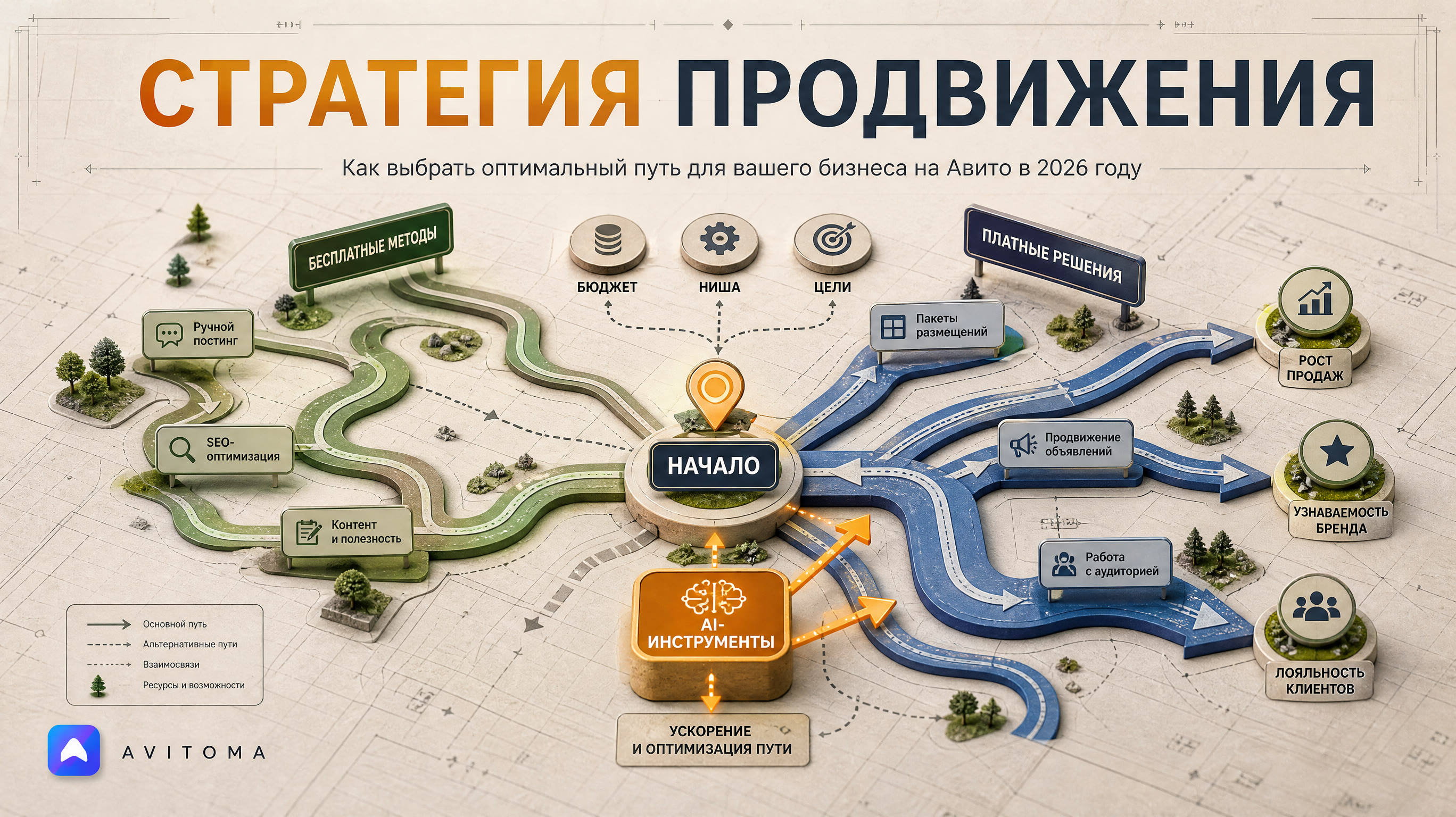 Как выбрать стратегию продвижения на Авито в 2026 году