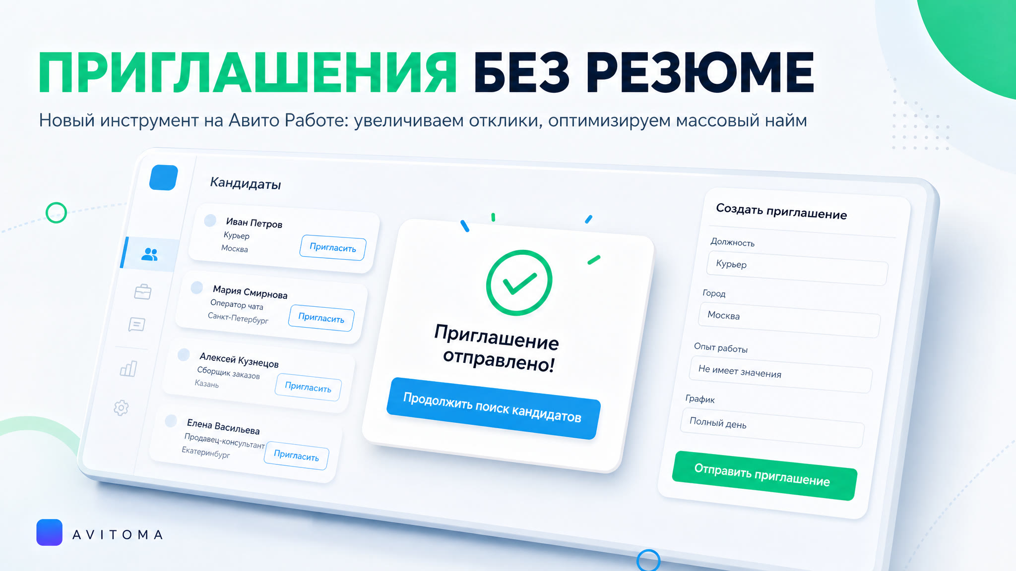 Авито Работа: приглашения без резюме — как увеличить отклики