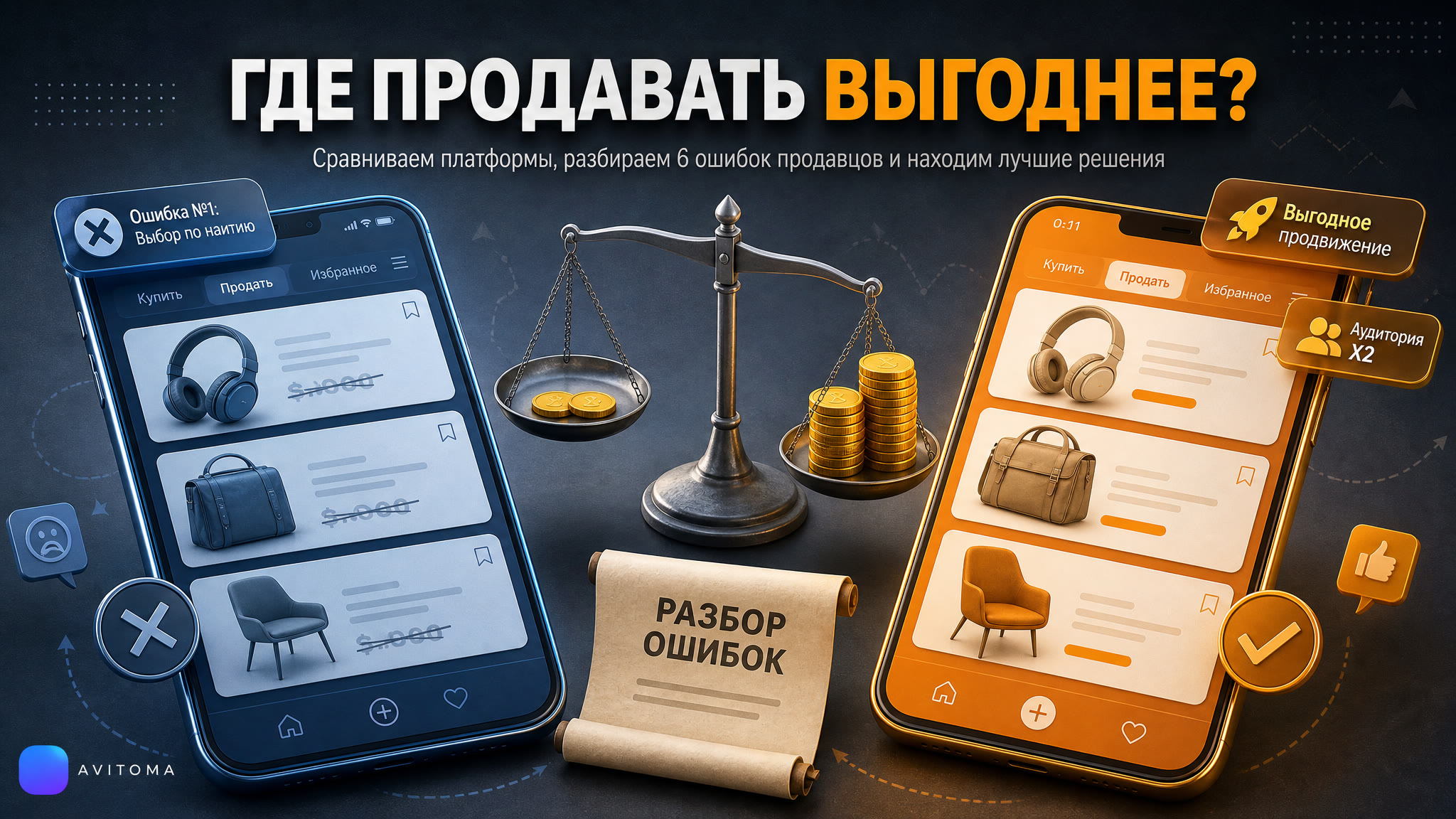Авито или Юла: где продавать выгоднее? Разбор ошибок