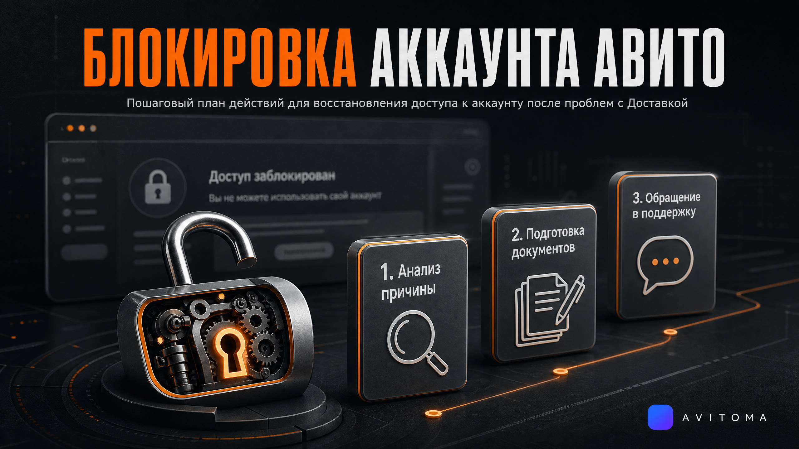 Авито заблокировал аккаунт из-за Доставки: что делать в 2026