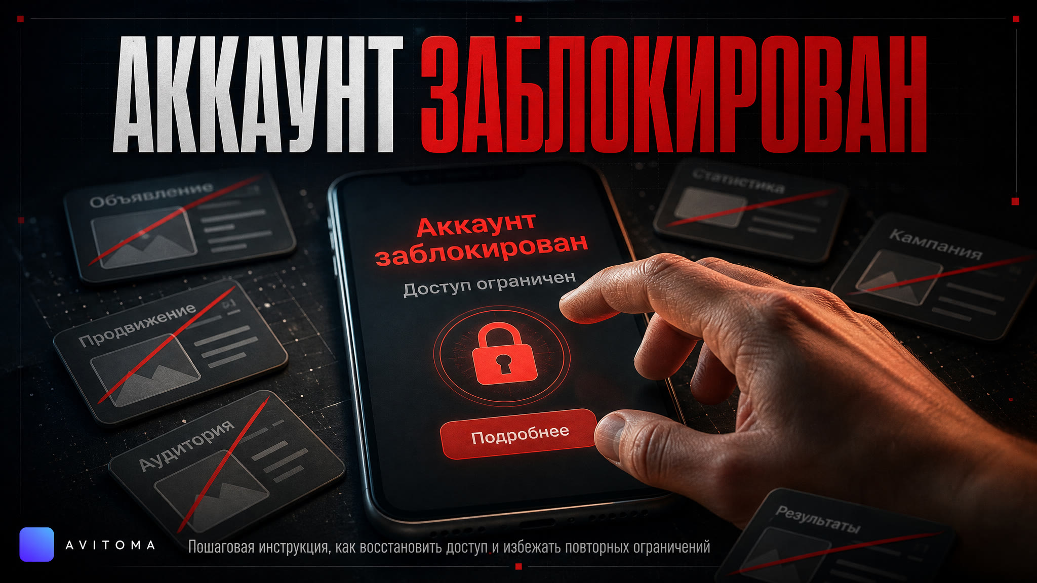 Что делать, если Авито заблокировал аккаунт: пошаговая инструкция