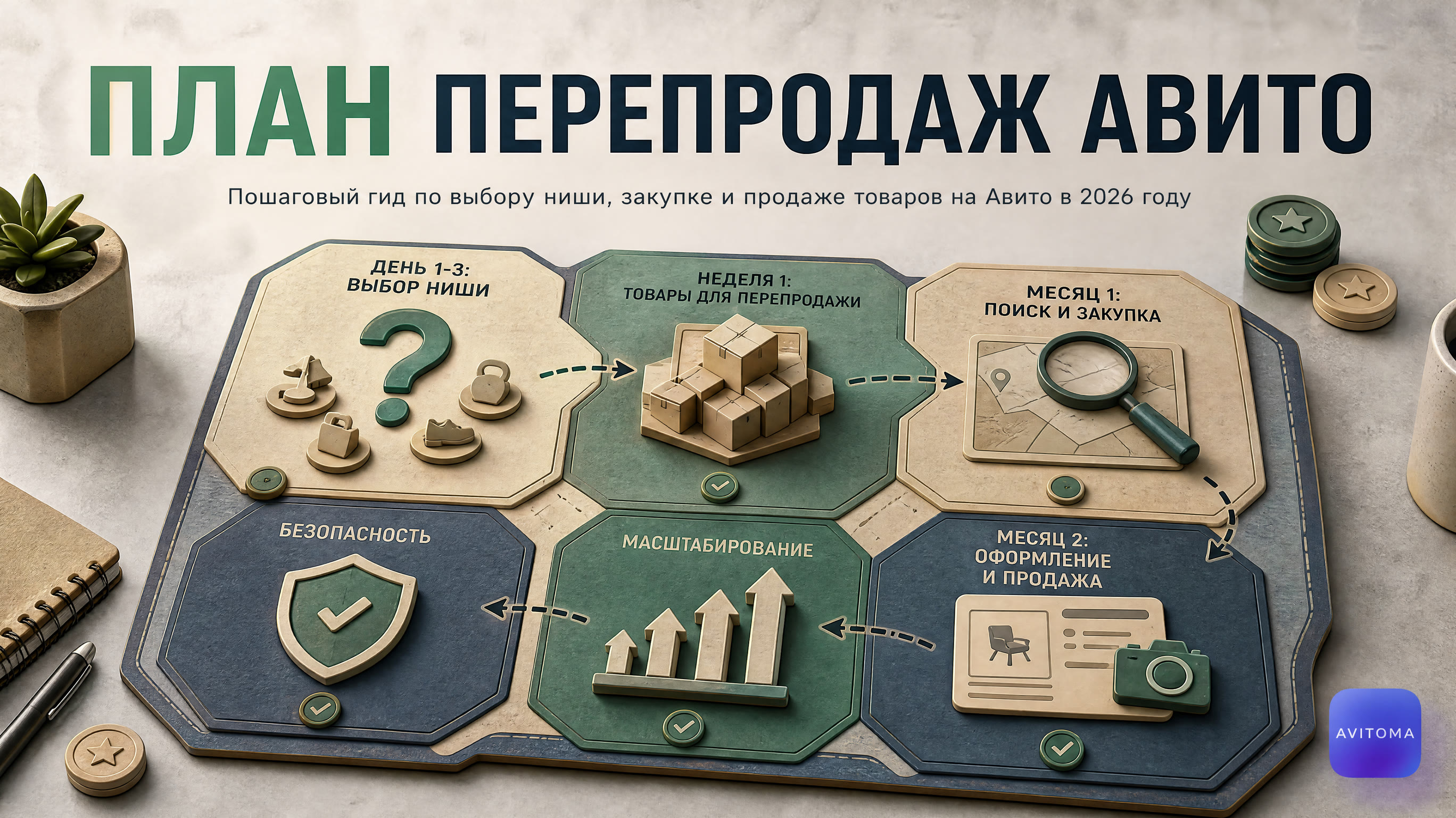 Что выгодно перепродавать на Авито в 2026 году: план по шагам