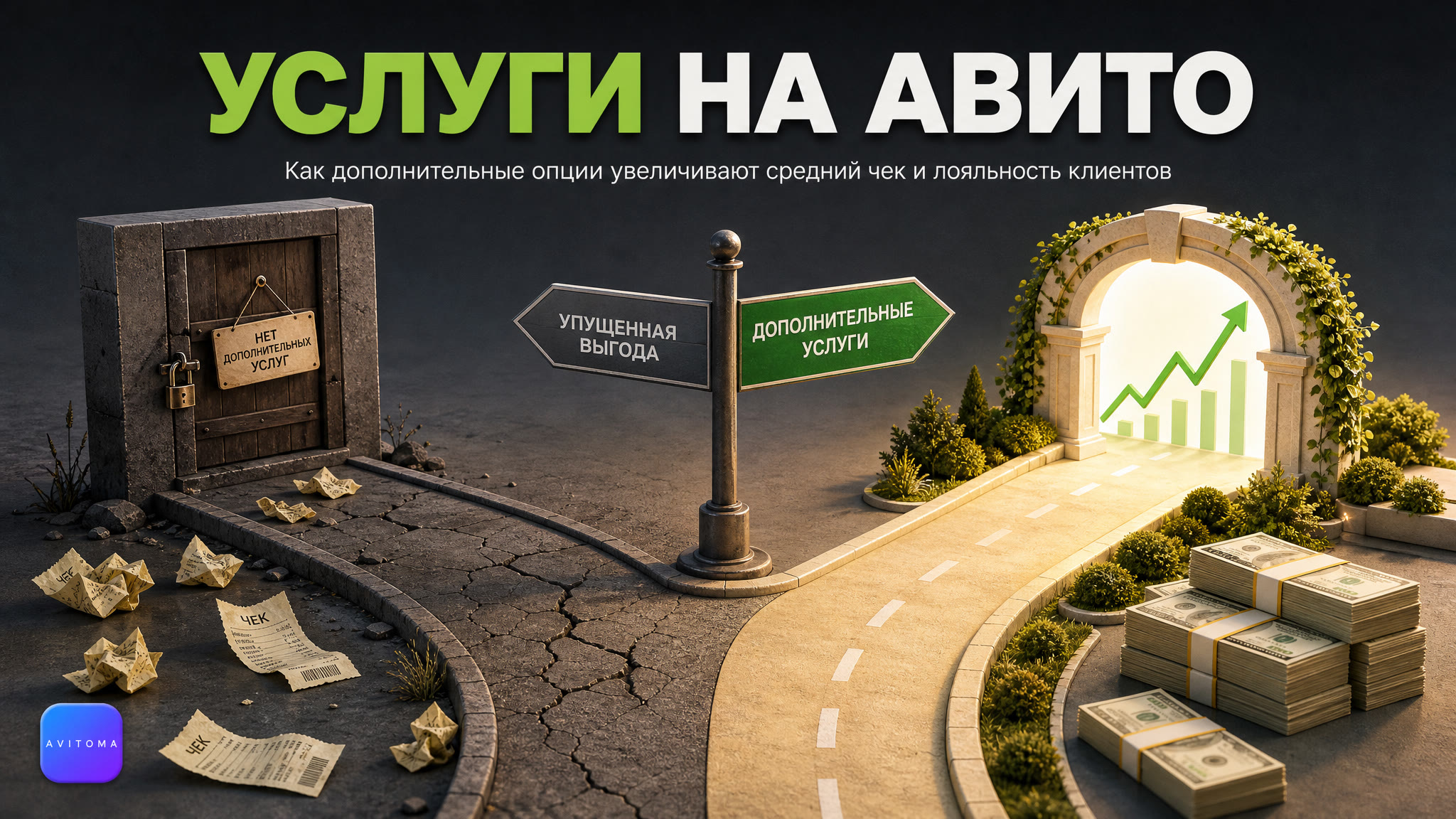 Дополнительные услуги к товару на Авито: ошибки и рост чека