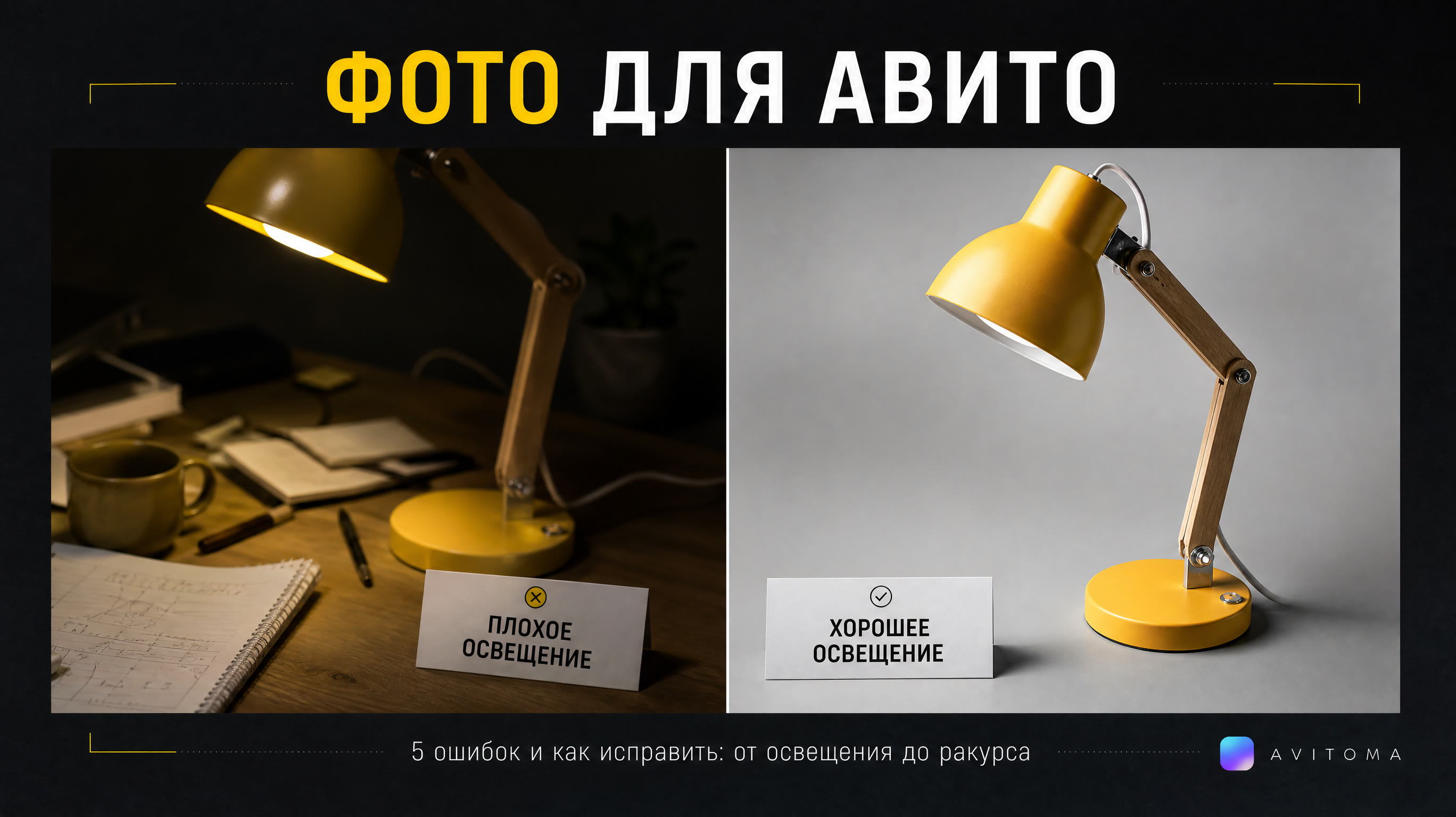 Какие фото для Авито продают: 5 ошибок и как их исправить