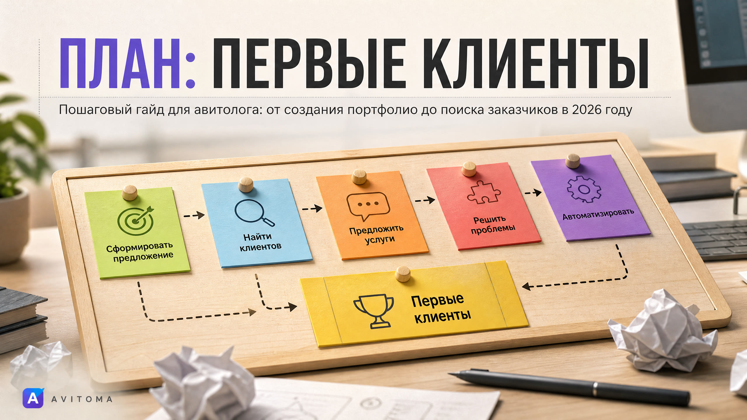 Как авитологу привлечь первых клиентов: план на 2026