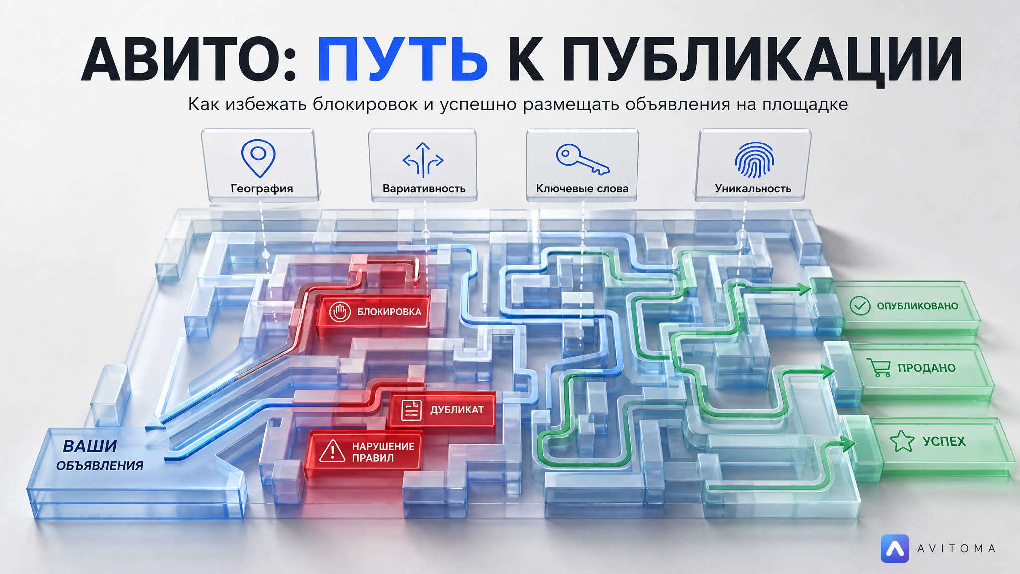 Как делать объявления на Авито без блокировок: разбор