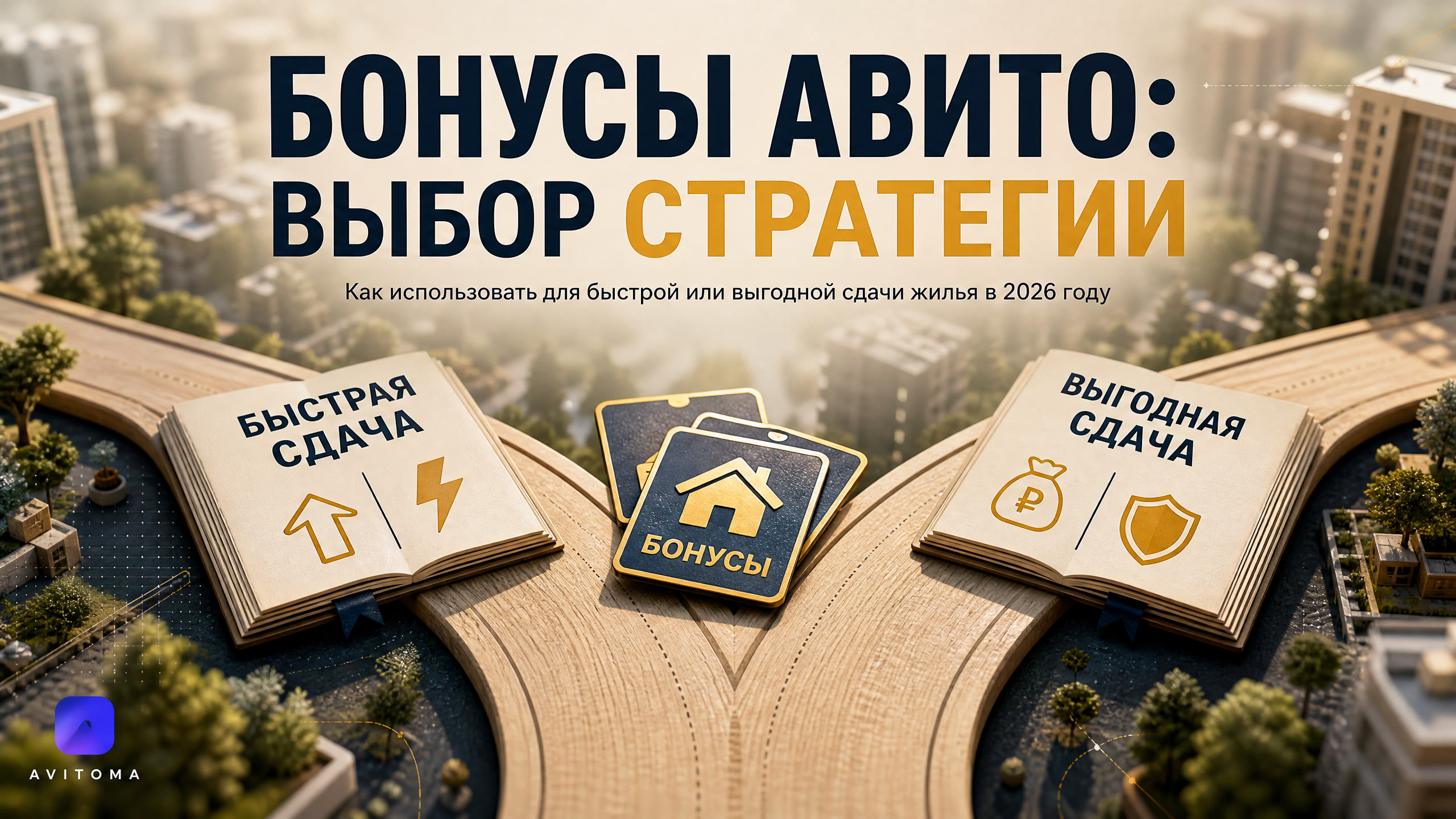 Бонусы Авито для сдачи жилья в 2026: как использовать