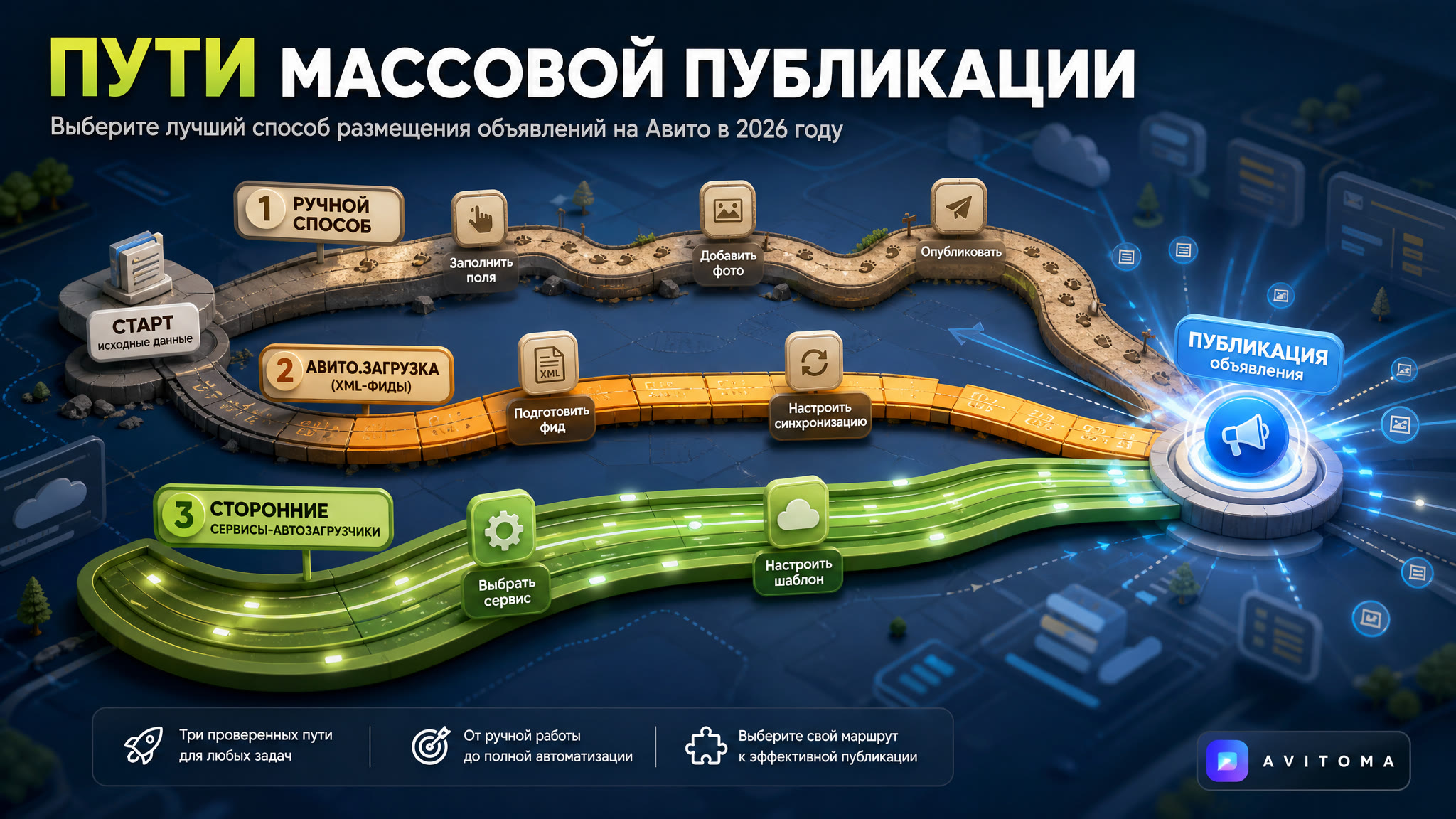 Как массово разместить объявления на Авито: 3 способа в 2026 году