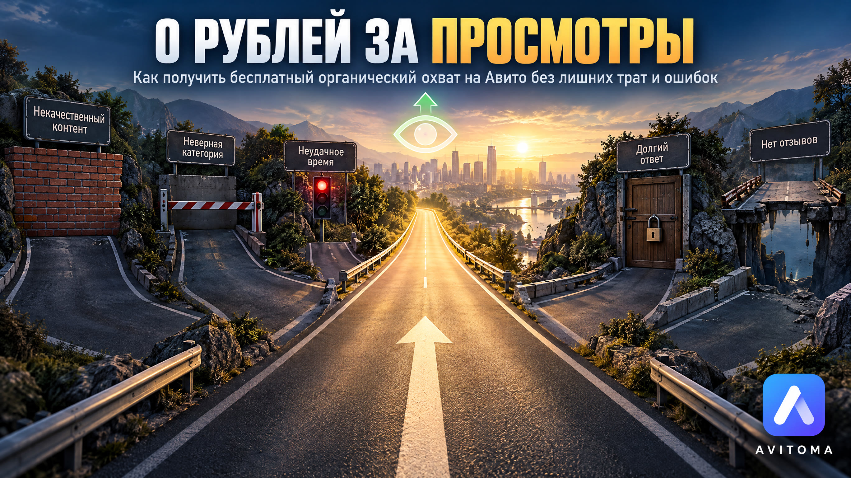 Как на Авито не платить за просмотры: 0 рублей за клик