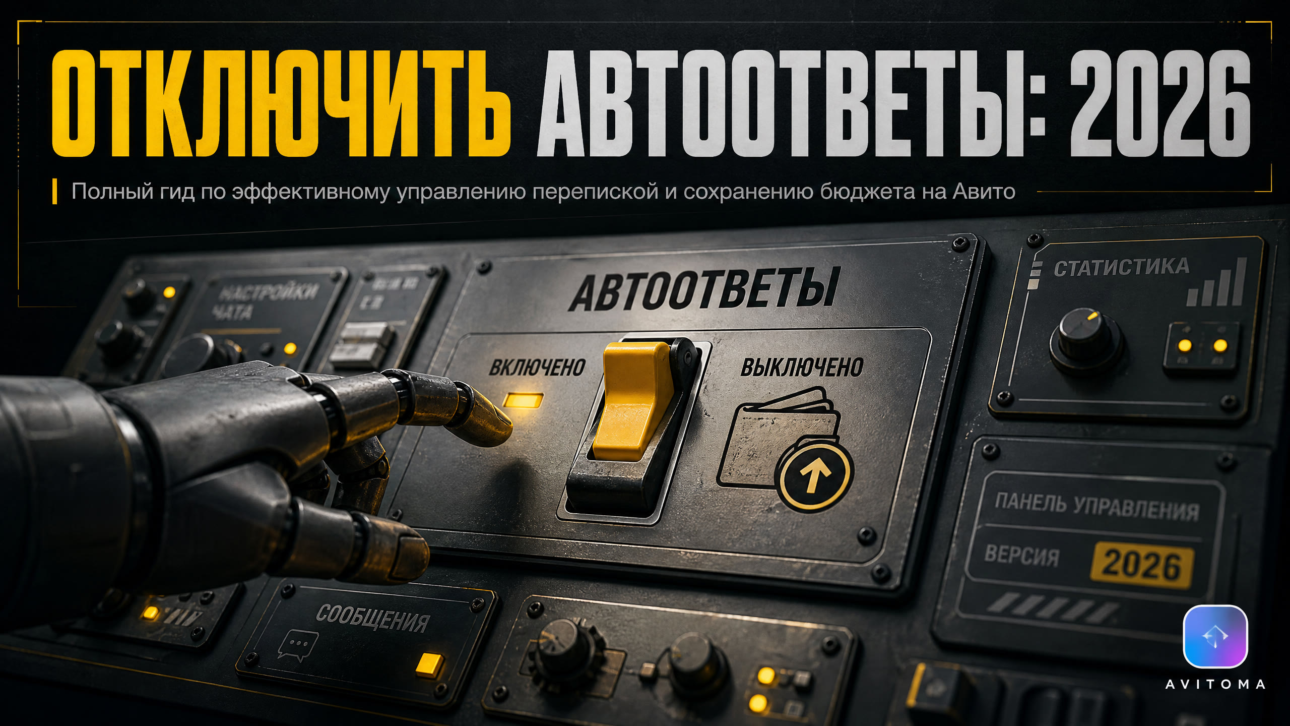 Как отключить автоответы на Авито в 2026 году: полный гид