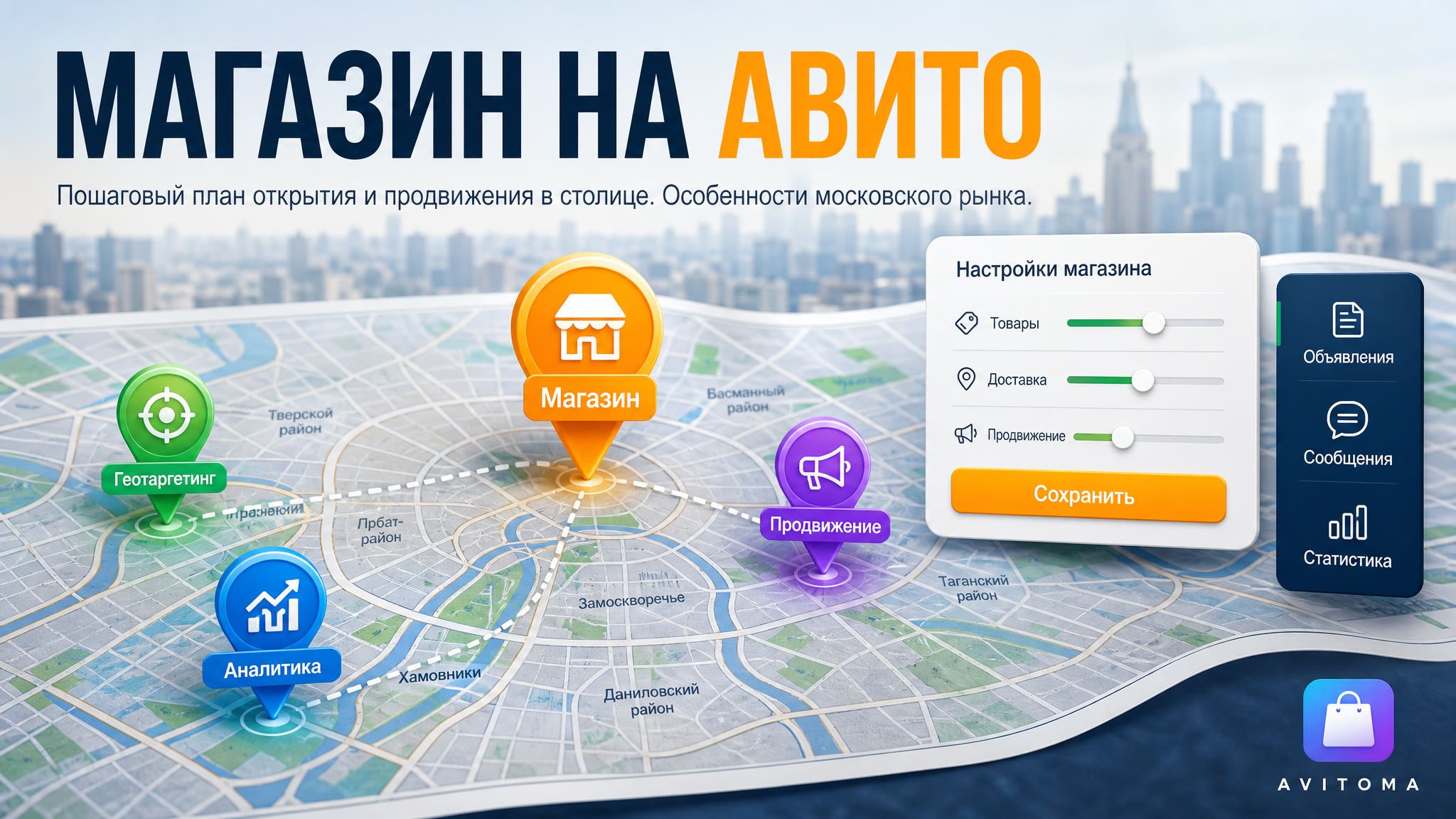 Как открыть магазин на Авито в Москве и продавать в 2026
