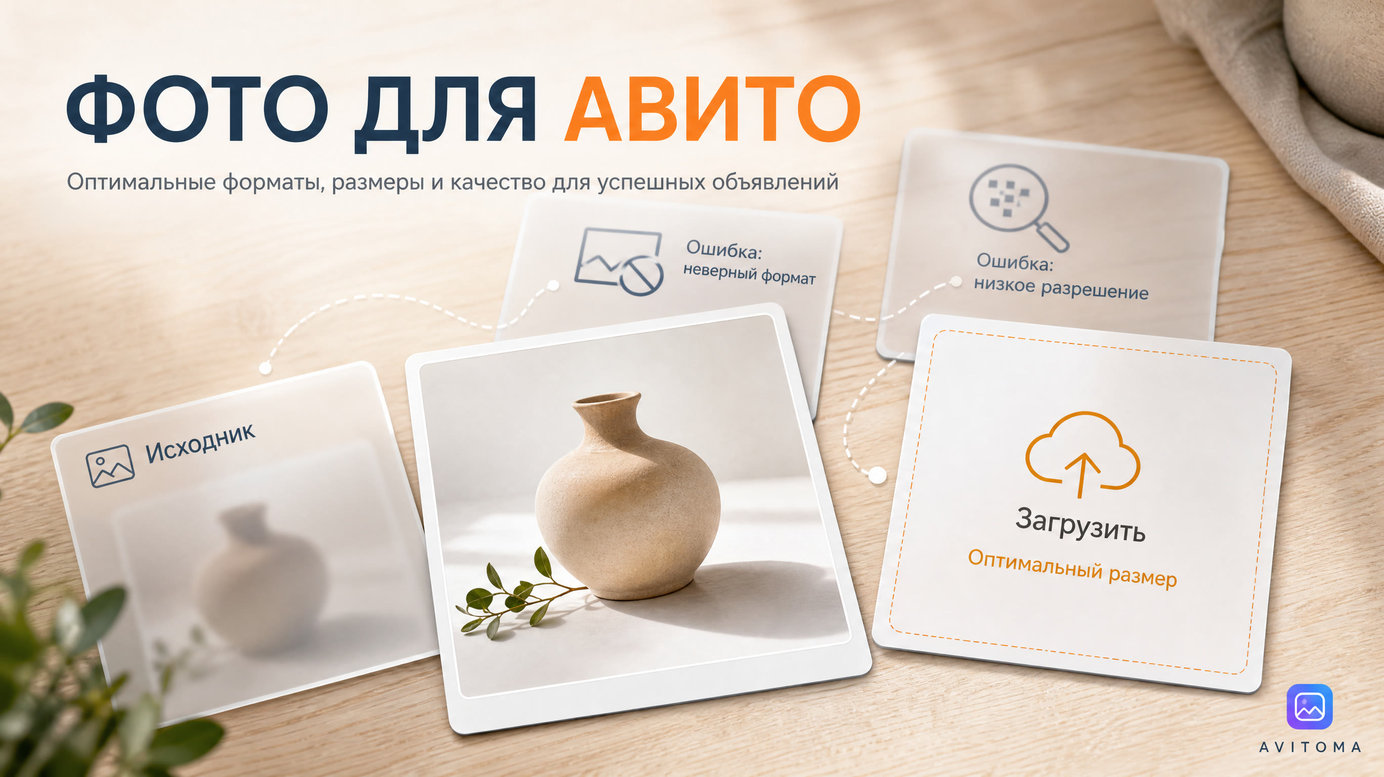Как подготовить фото для Авито: форматы и оптимальные размеры в