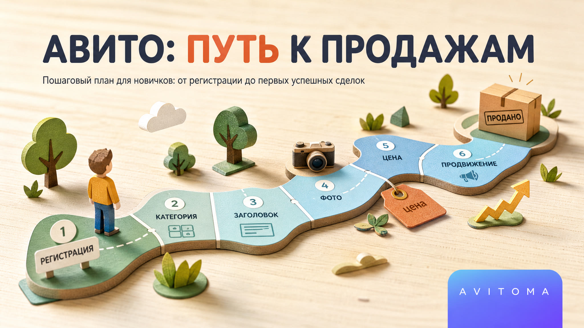 Продаем на Авито: пошаговый план для новичков 2026