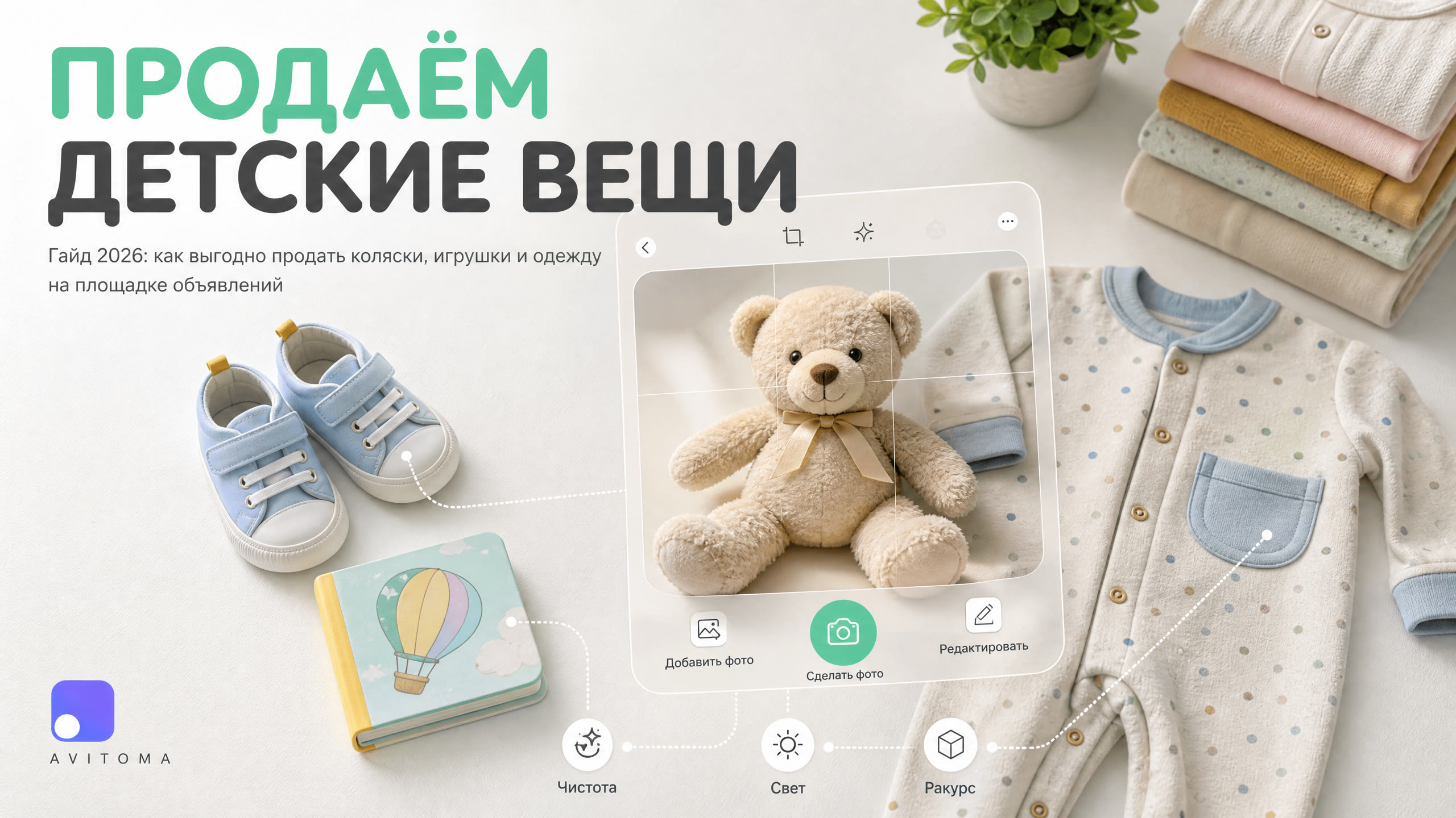 Как продать детские вещи на Авито: гайд 2026