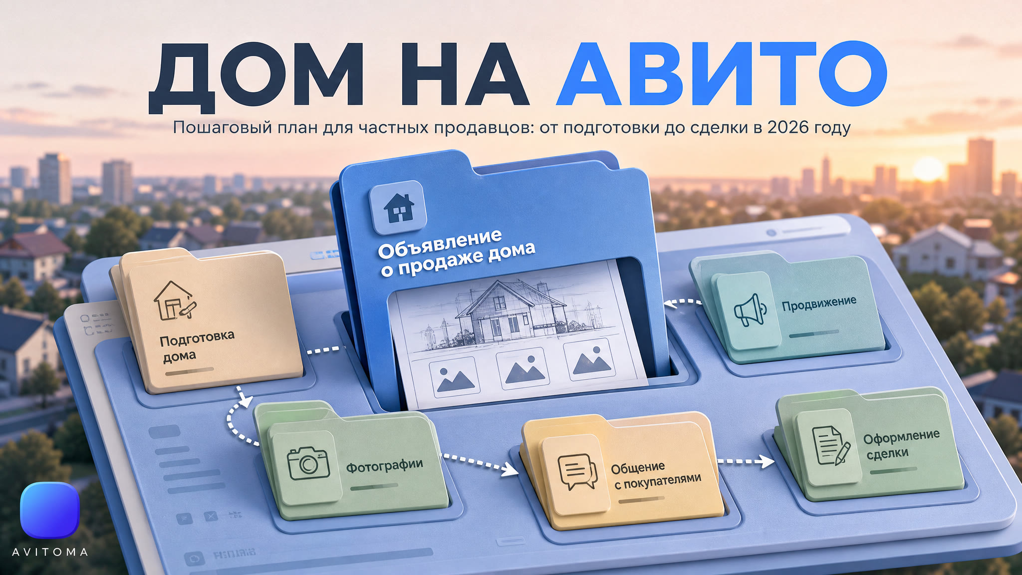 Как продать дом на Авито: план для частных продавцов в 2026 году