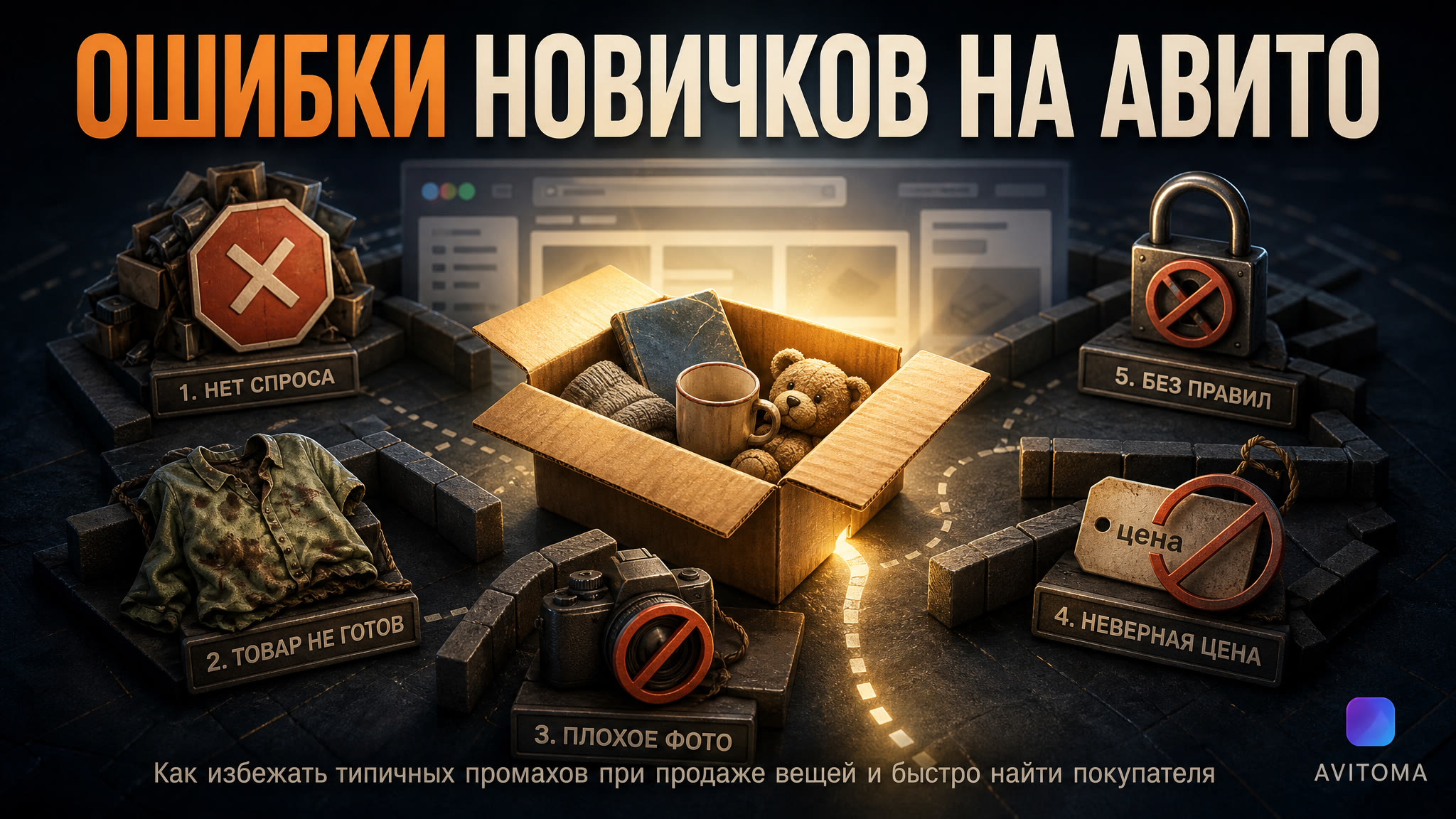 Продаем ненужные вещи на Авито: 5 ошибок новичков
