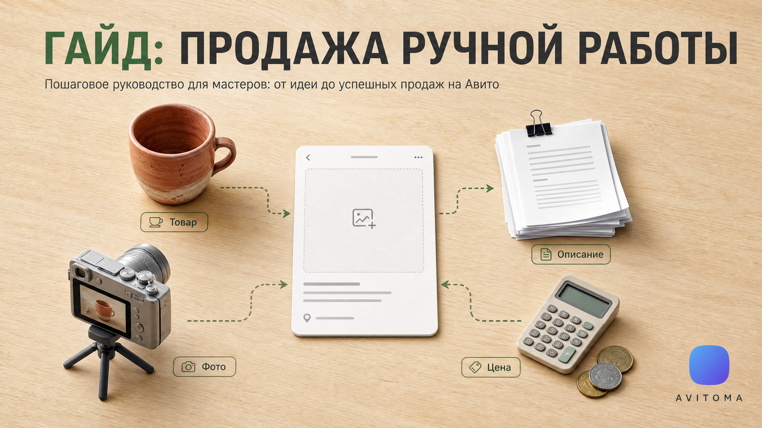 Как продать ручную работу на Авито в 2026: пошаговый гайд