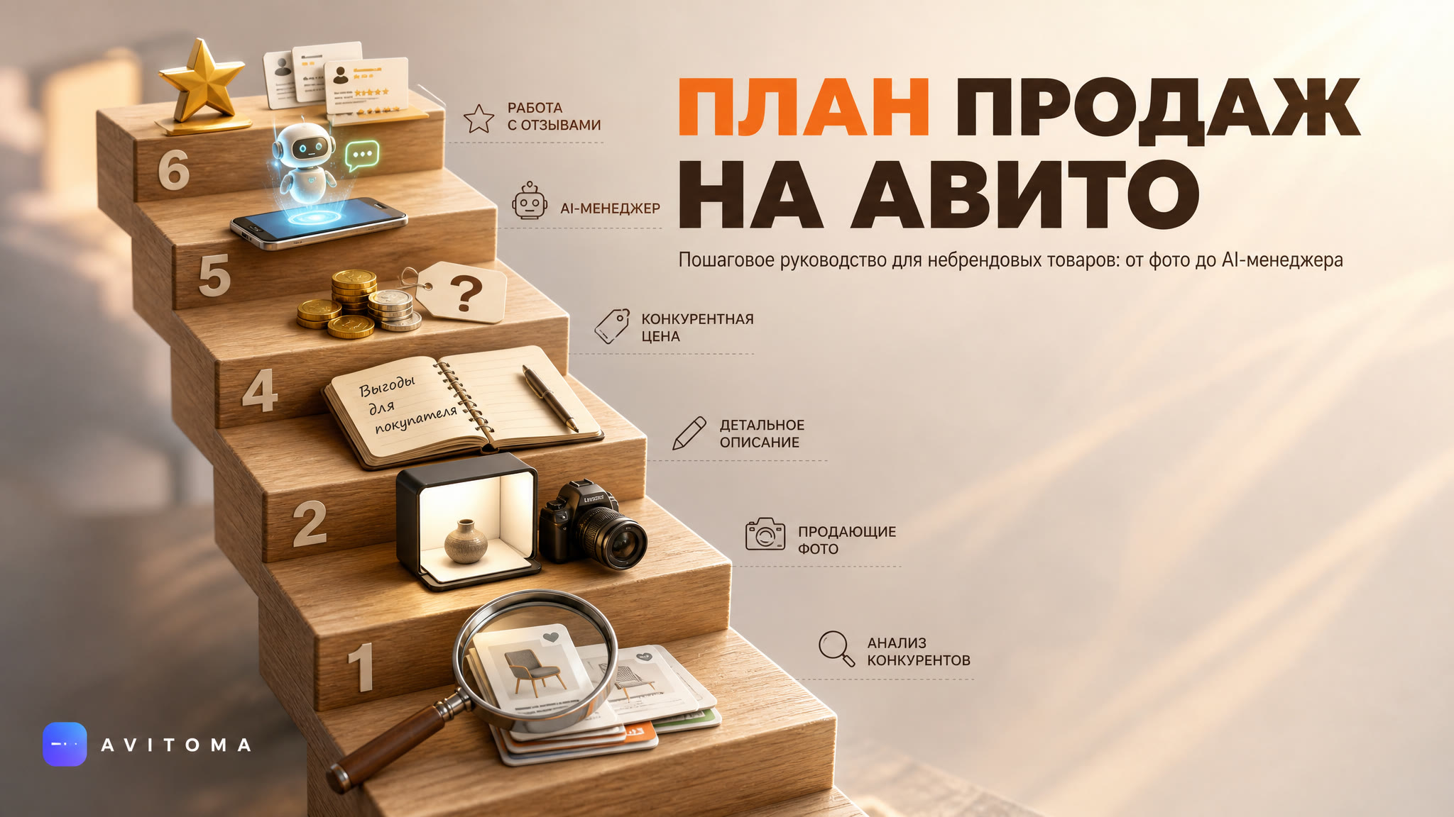Как продавать небрендовые товары на Авито: план по шагам