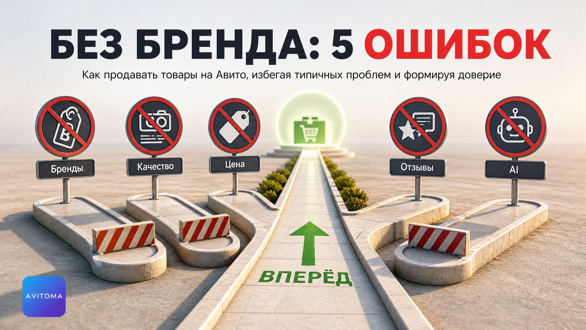 Как продавать товары без бренда на Авито