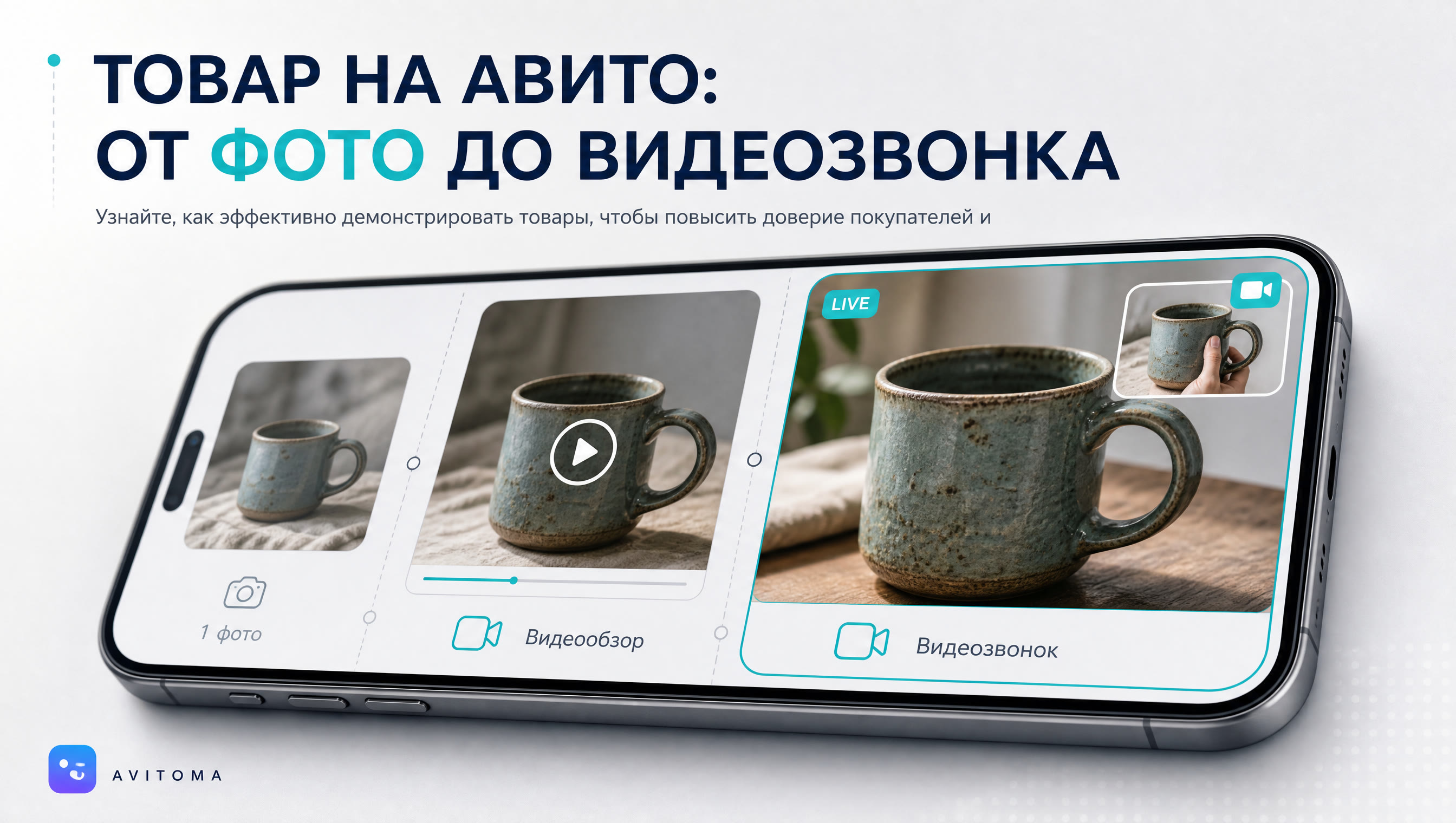 Как показать товар на Авито: от фото до видеозвонка
