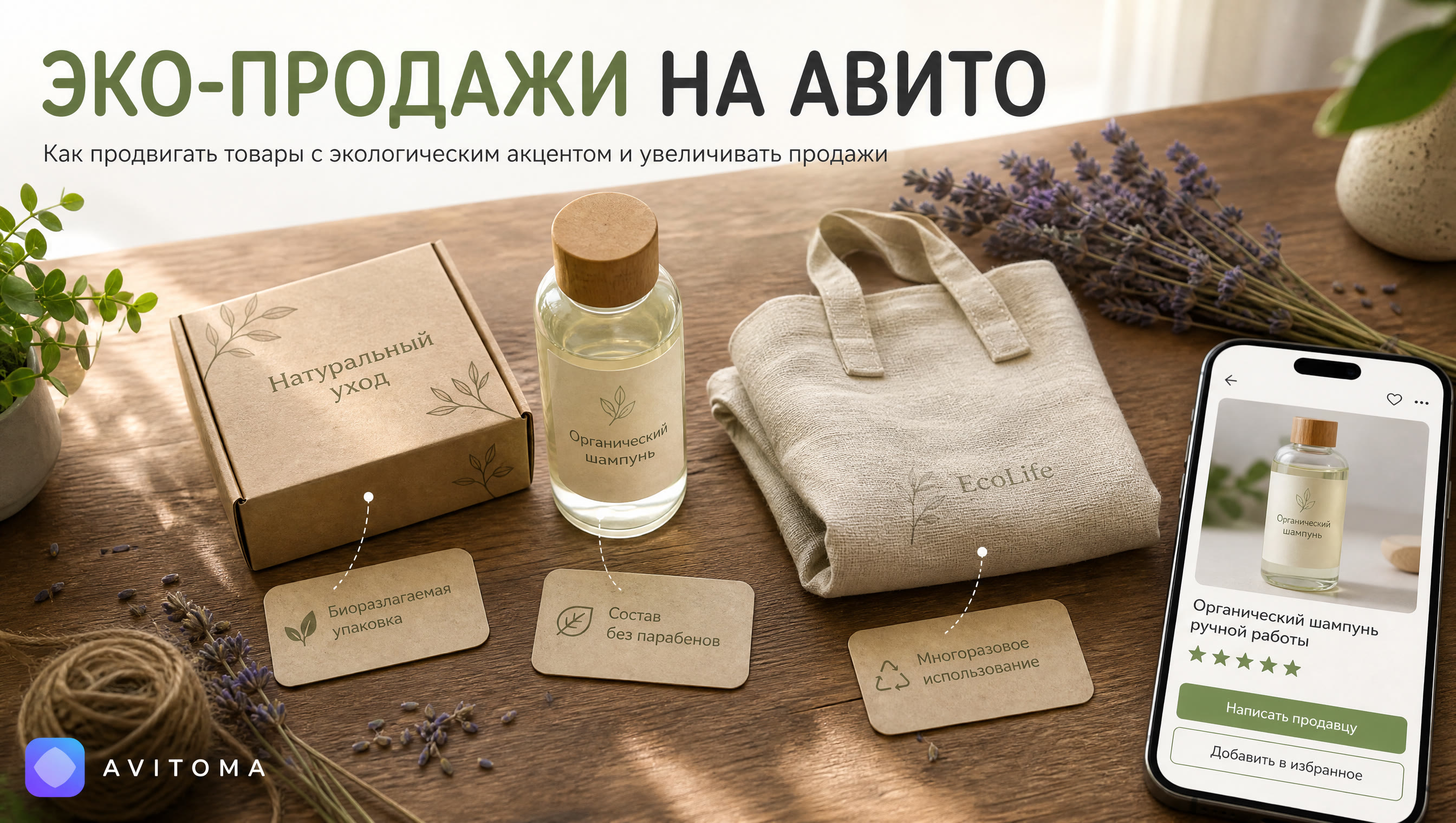 Эко-продажи на Авито: продвижение эко-товаров